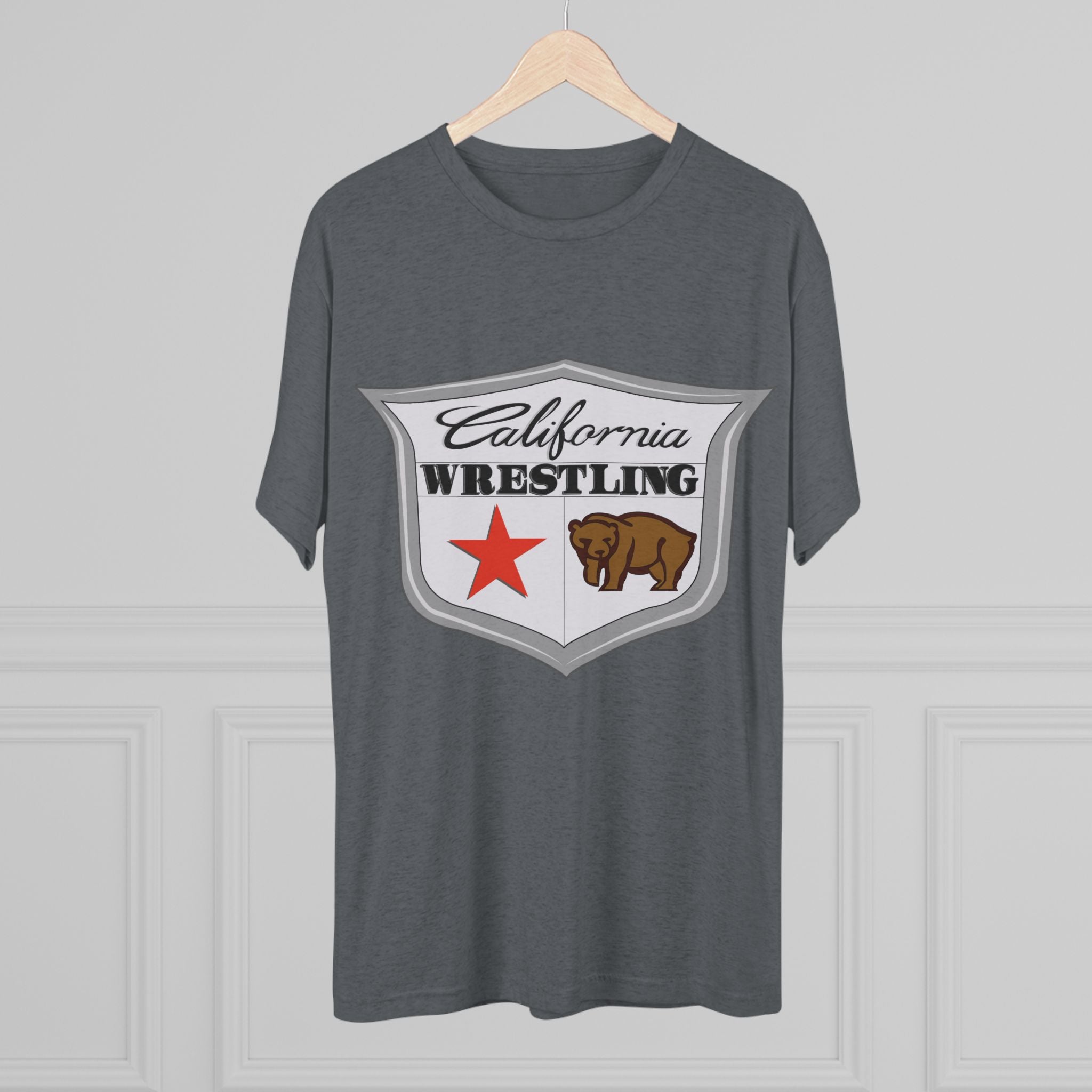 California Wrestling Tri-Blend Crew Tee