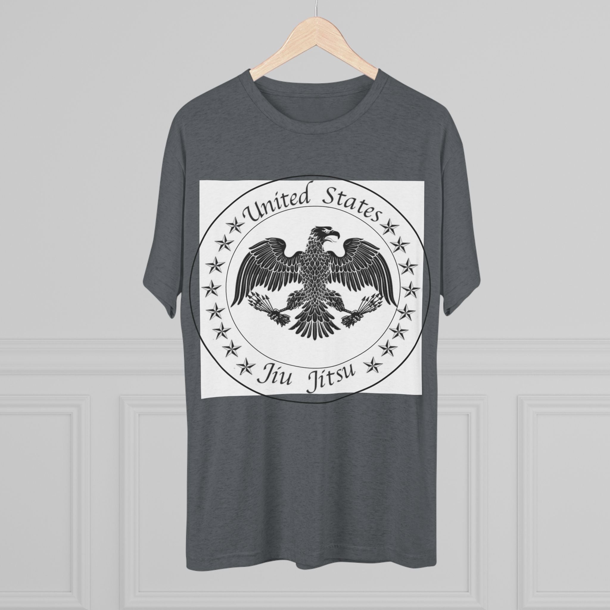 War Eagel Jiu Jitsu Tri-Blend Crew Tee