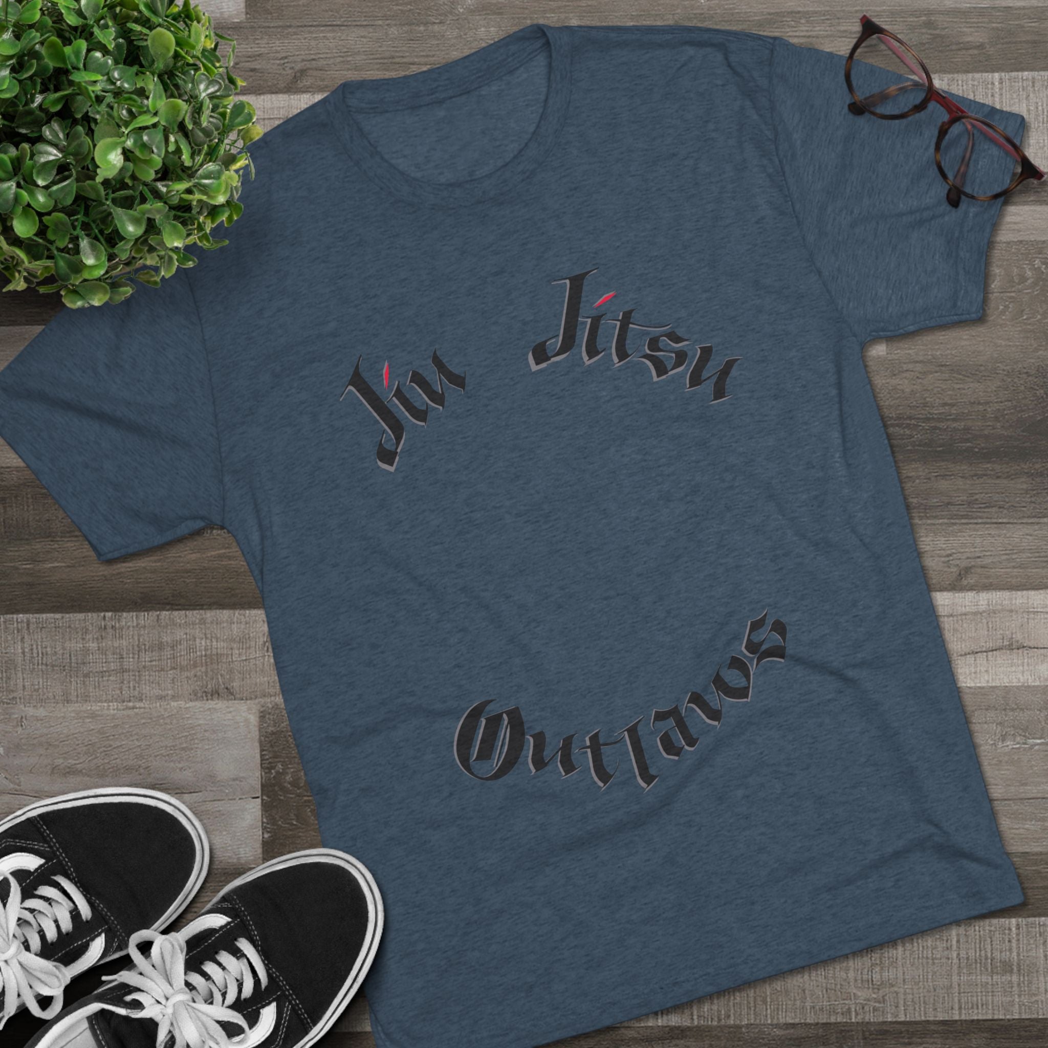 Jiu Jitsu Outlaws Tri-Blend Crew Tee