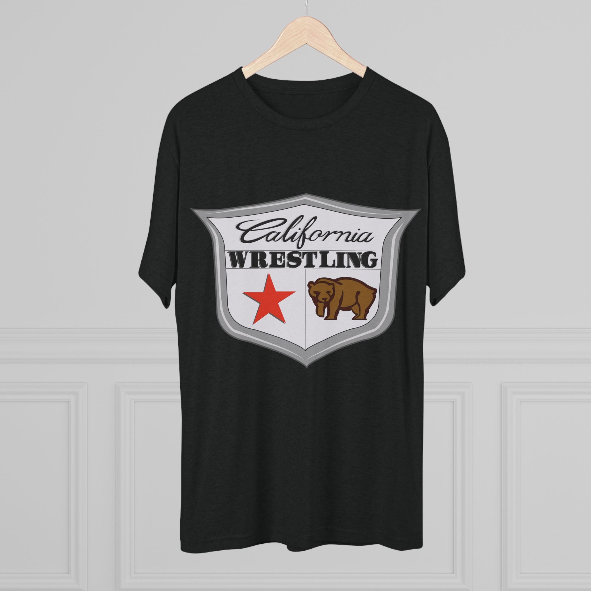 California Wrestling Tri-Blend Crew Tee