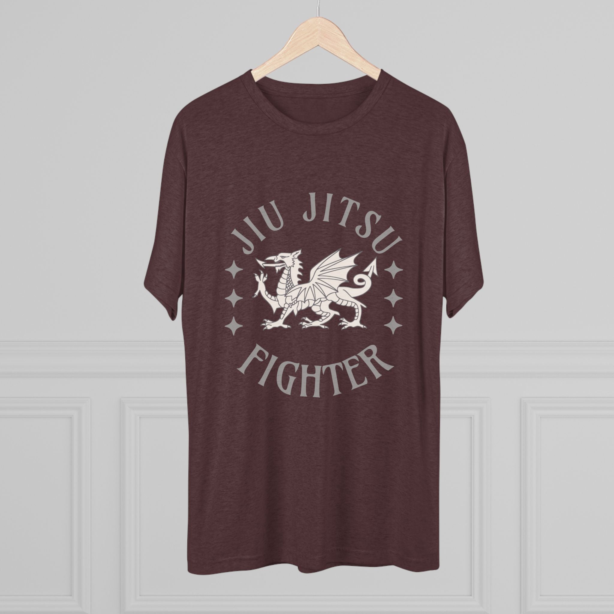 Jiu Jitsu Fighter Tri-Blend Crew Tee