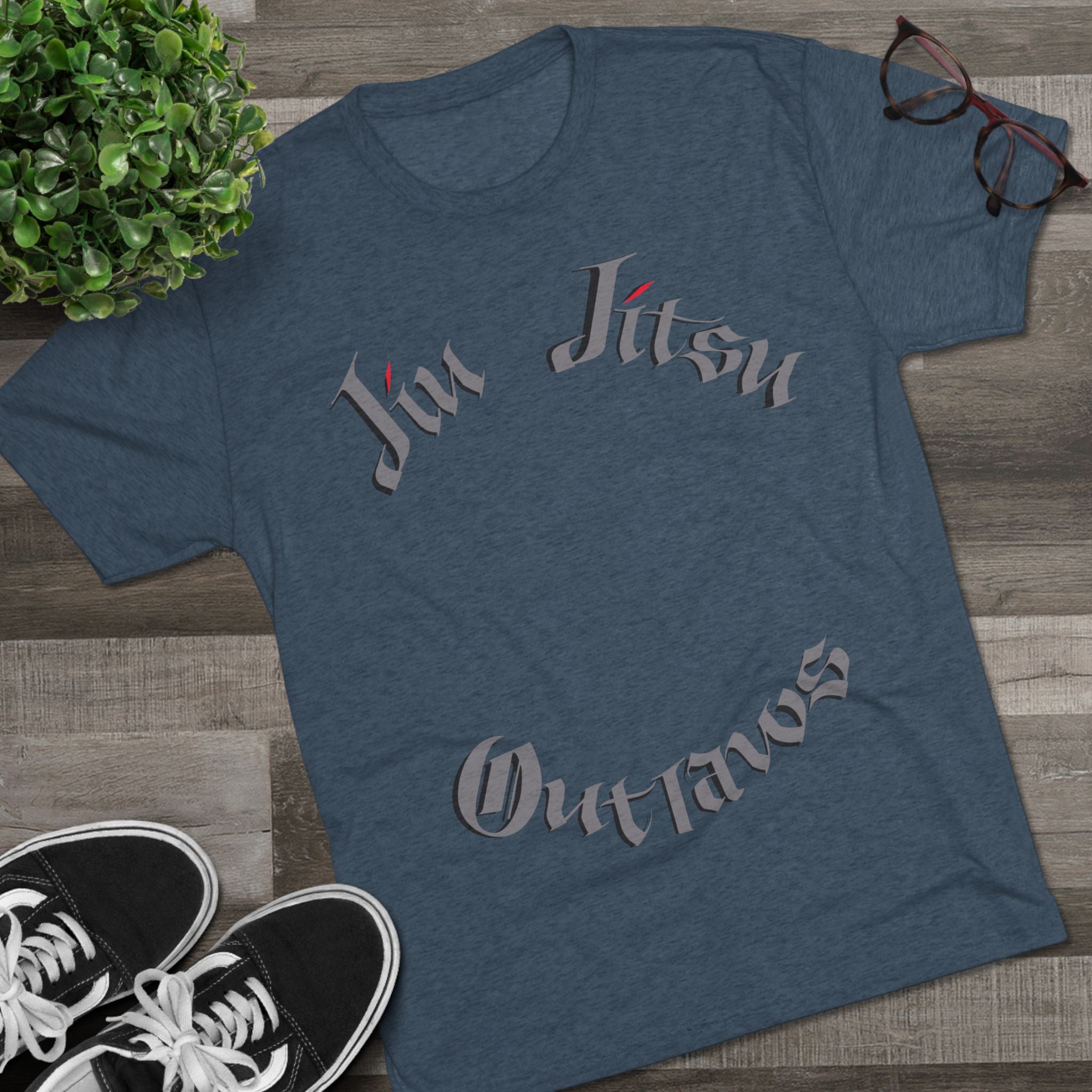 Jiu Jitsu Outlaws Tri-Blend Crew Tee