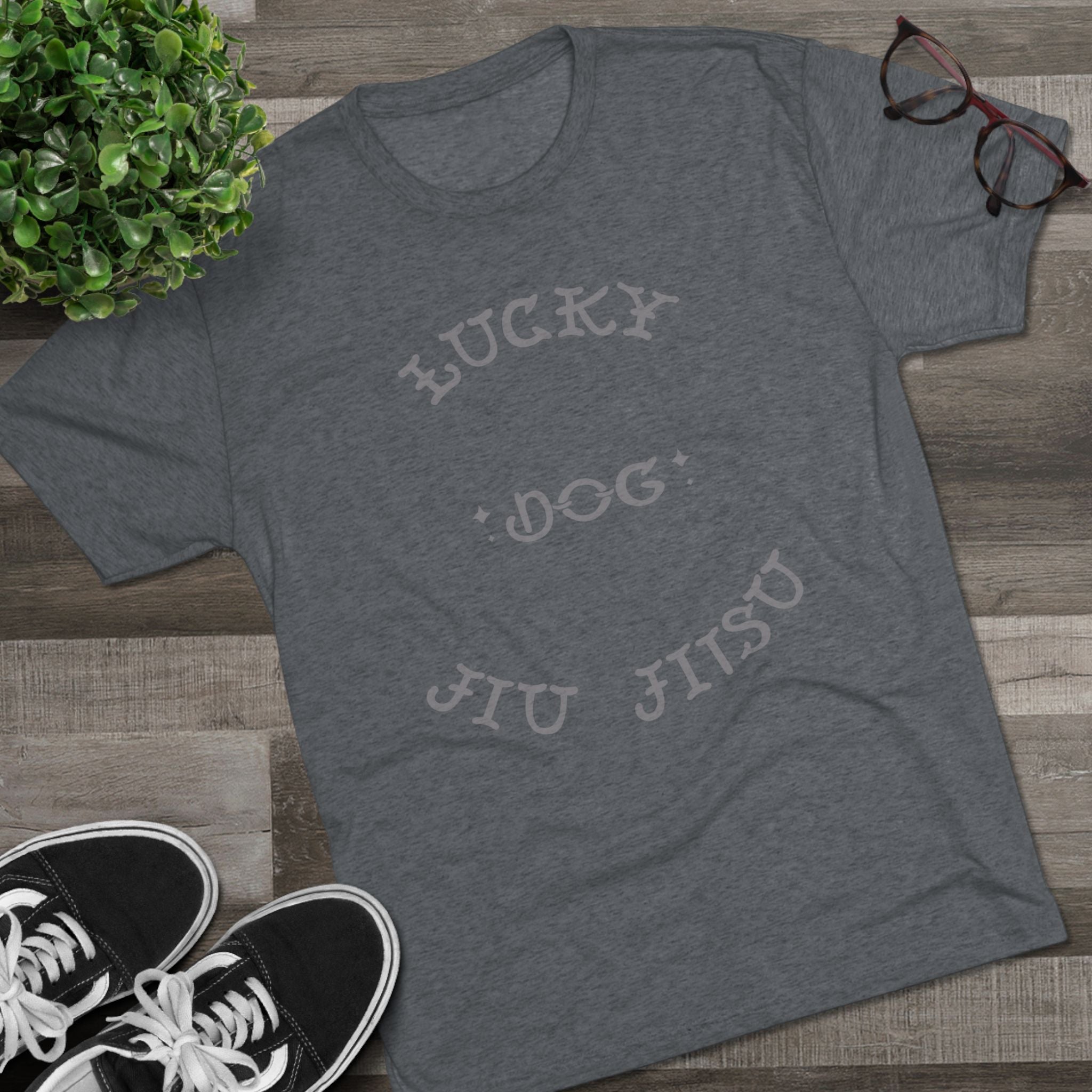 Lucky Dog Jiu Jitsu Tri-Blend Crew Tee