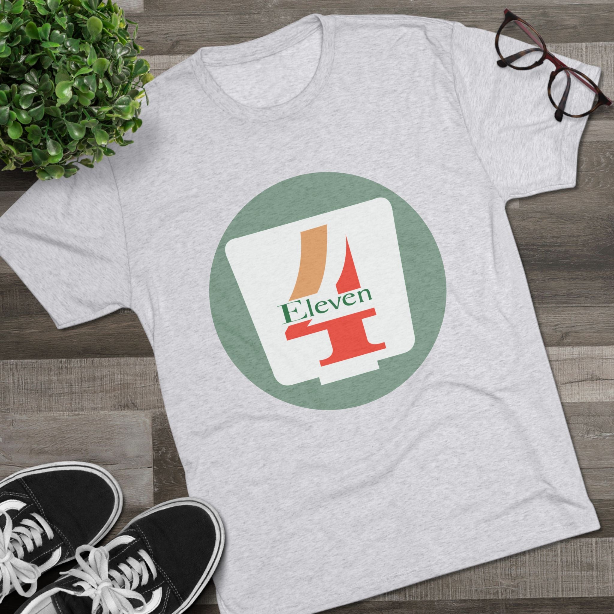 4-11 Tri-Blend Crew Tee