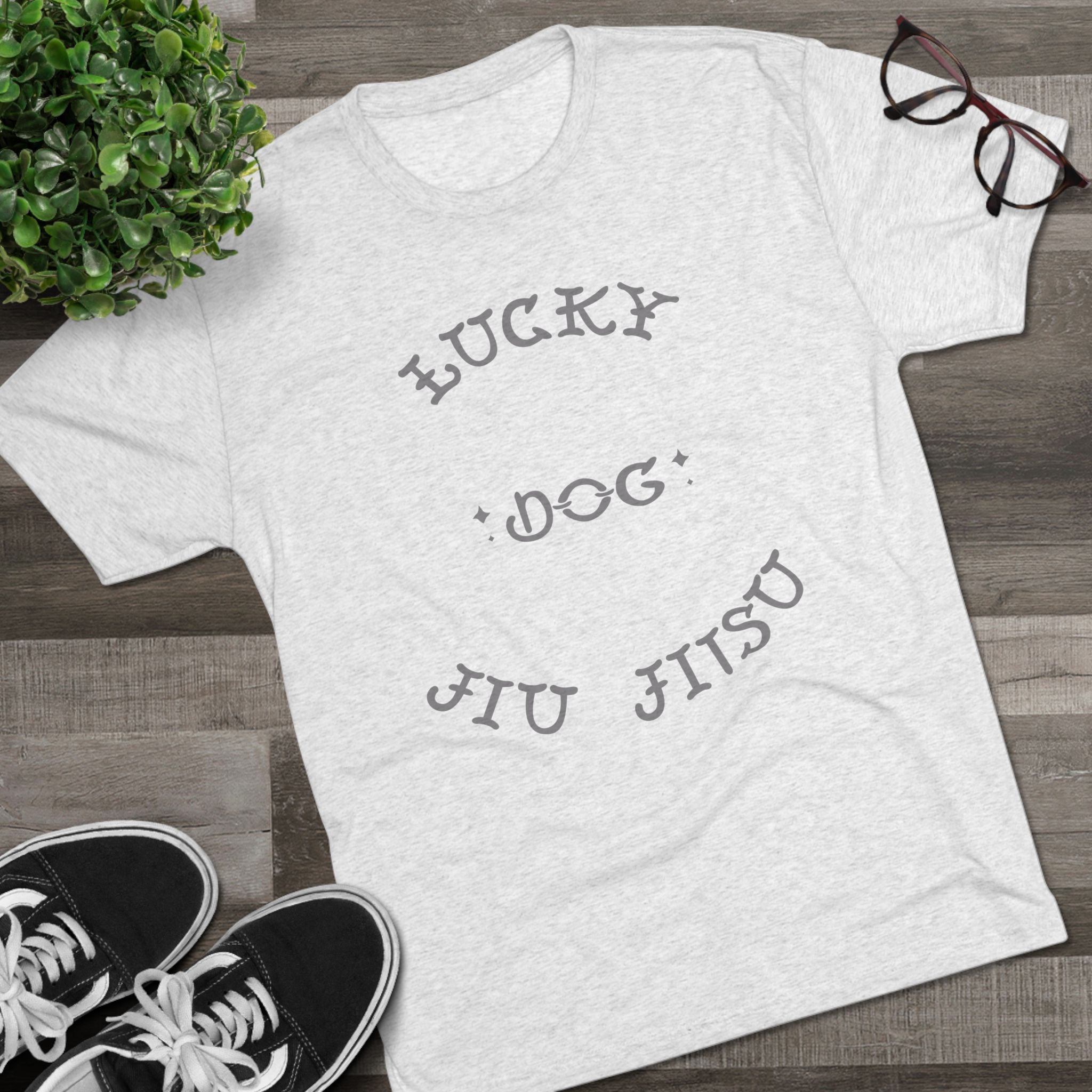 Lucky Dog Jiu Jitsu Tri-Blend Crew Tee