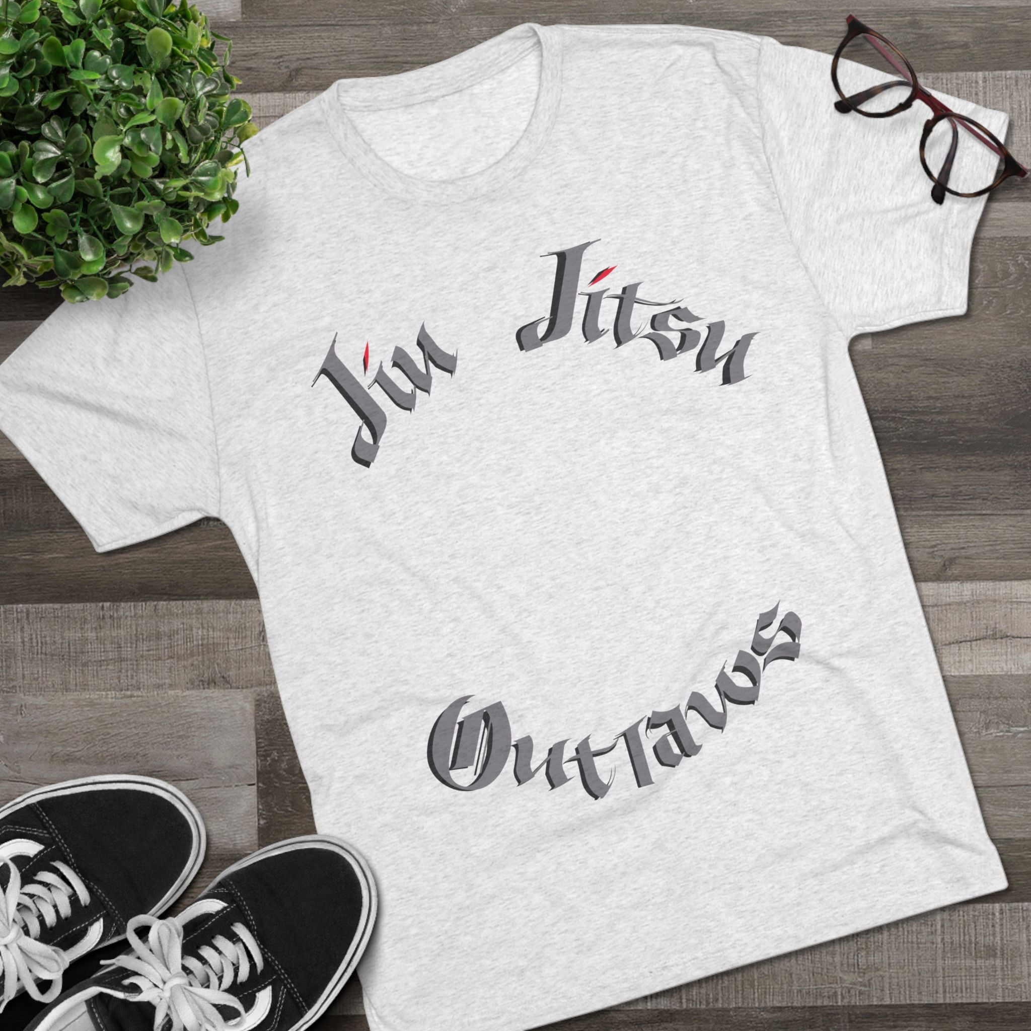 Jiu Jitsu Outlaws Tri-Blend Crew Tee