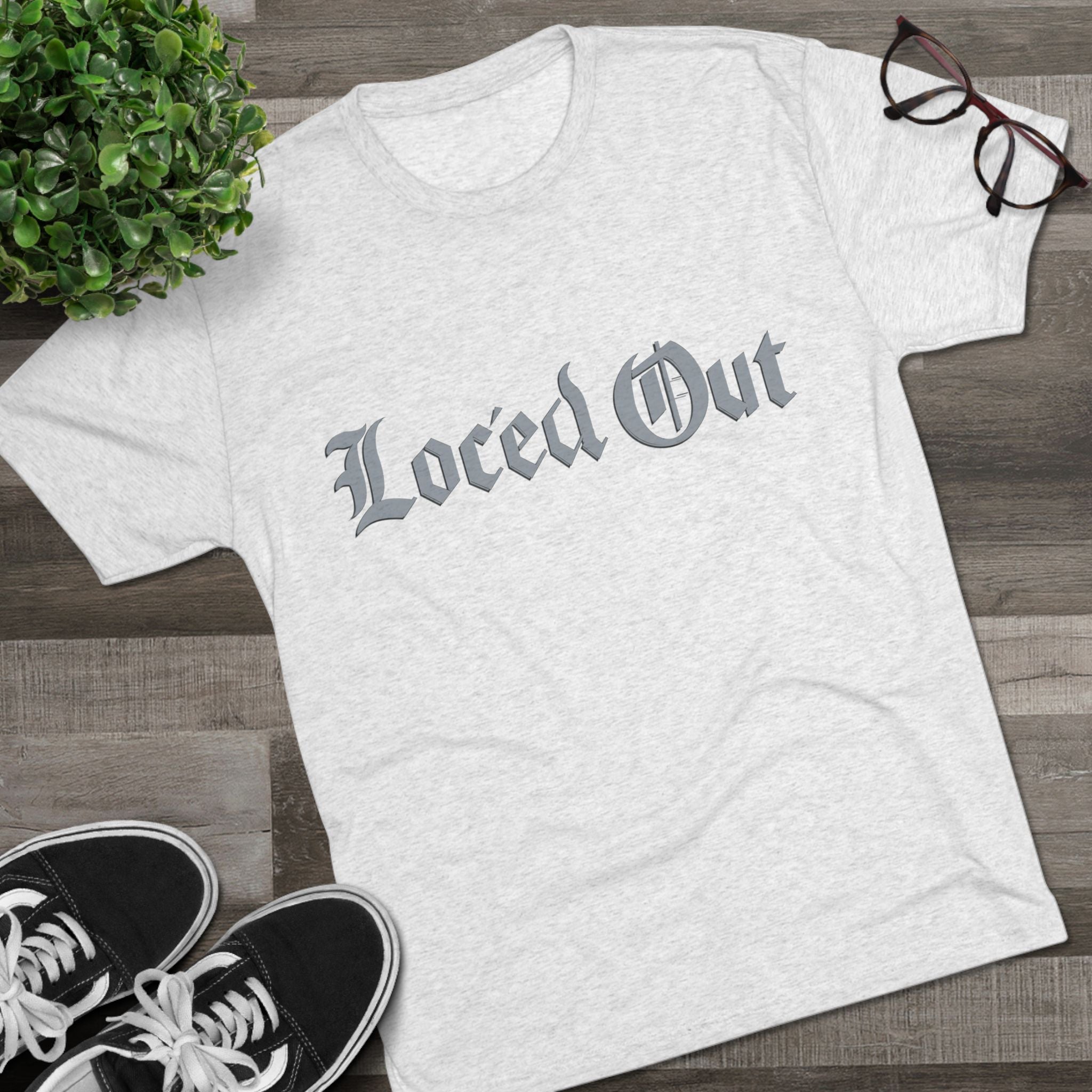 Loc'ed Out Tri-Blend Crew Tee