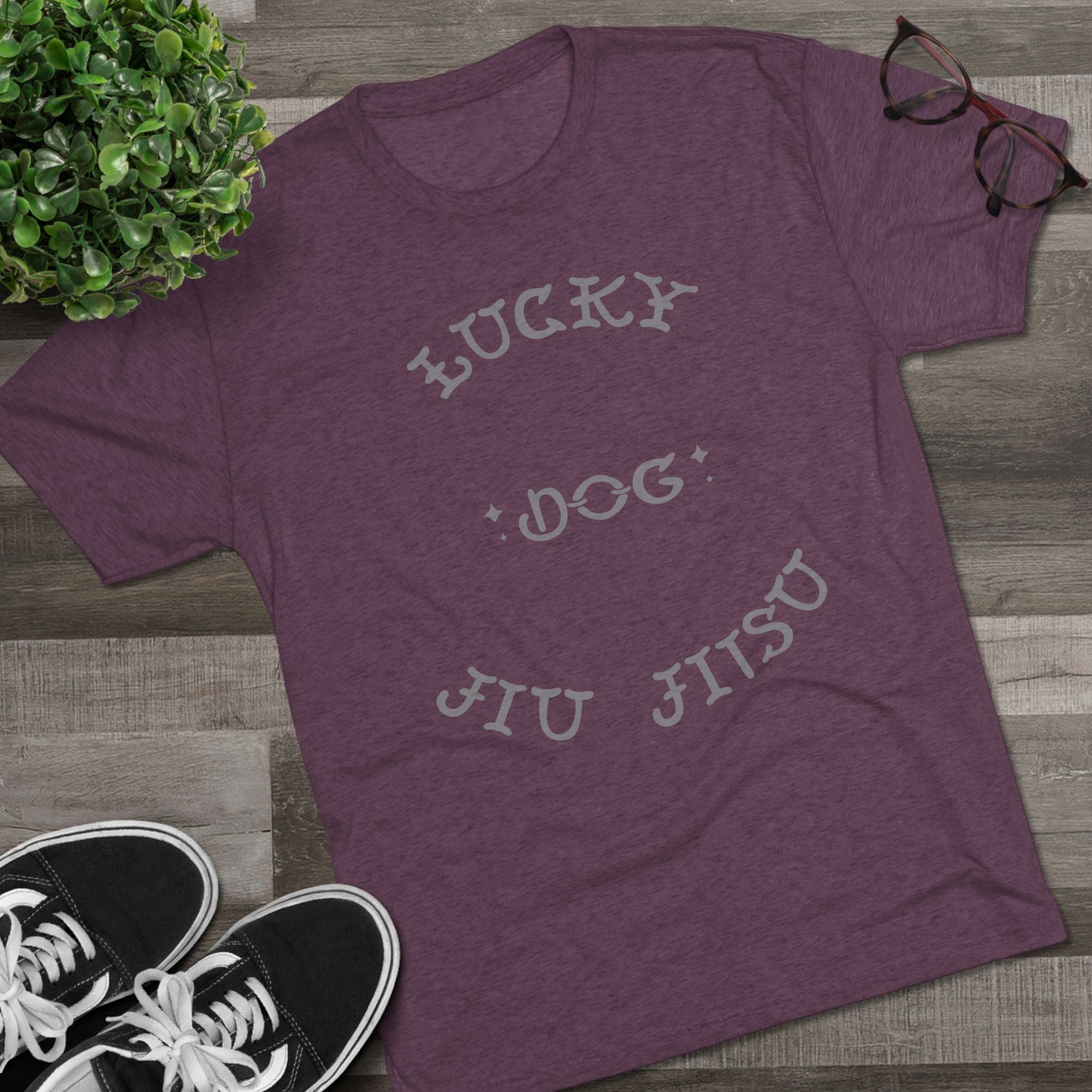 Lucky Dog Jiu Jitsu Tri-Blend Crew Tee