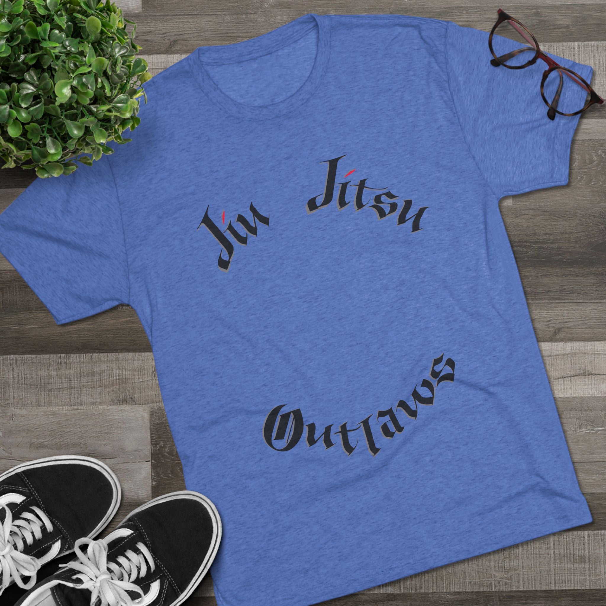 Jiu Jitsu Outlaws Tri-Blend Crew Tee