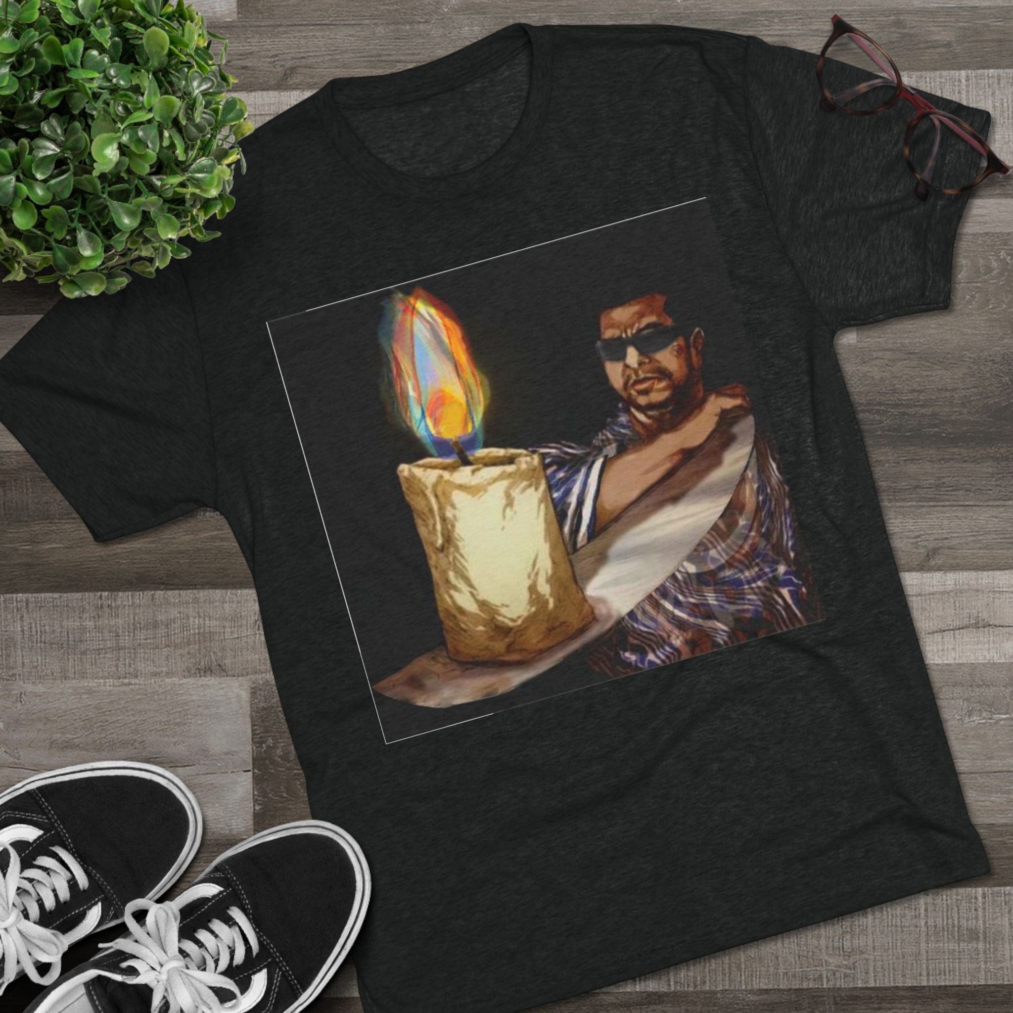 Itzah Tri-Blend Crew Tee