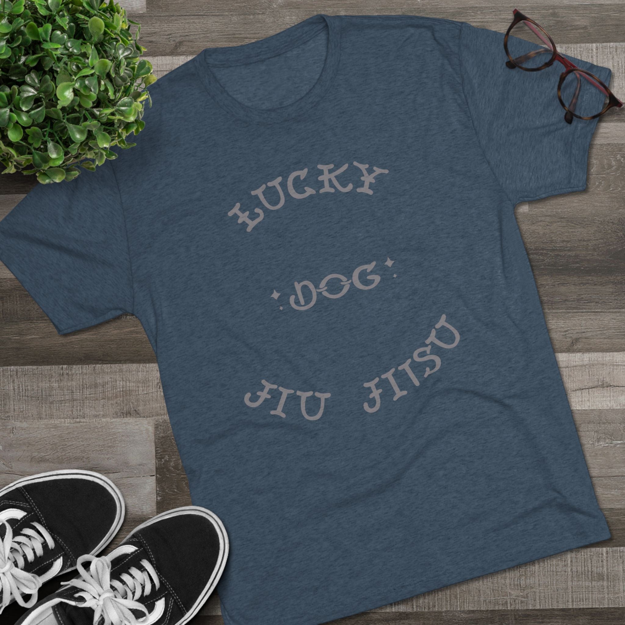Lucky Dog Jiu Jitsu Tri-Blend Crew Tee