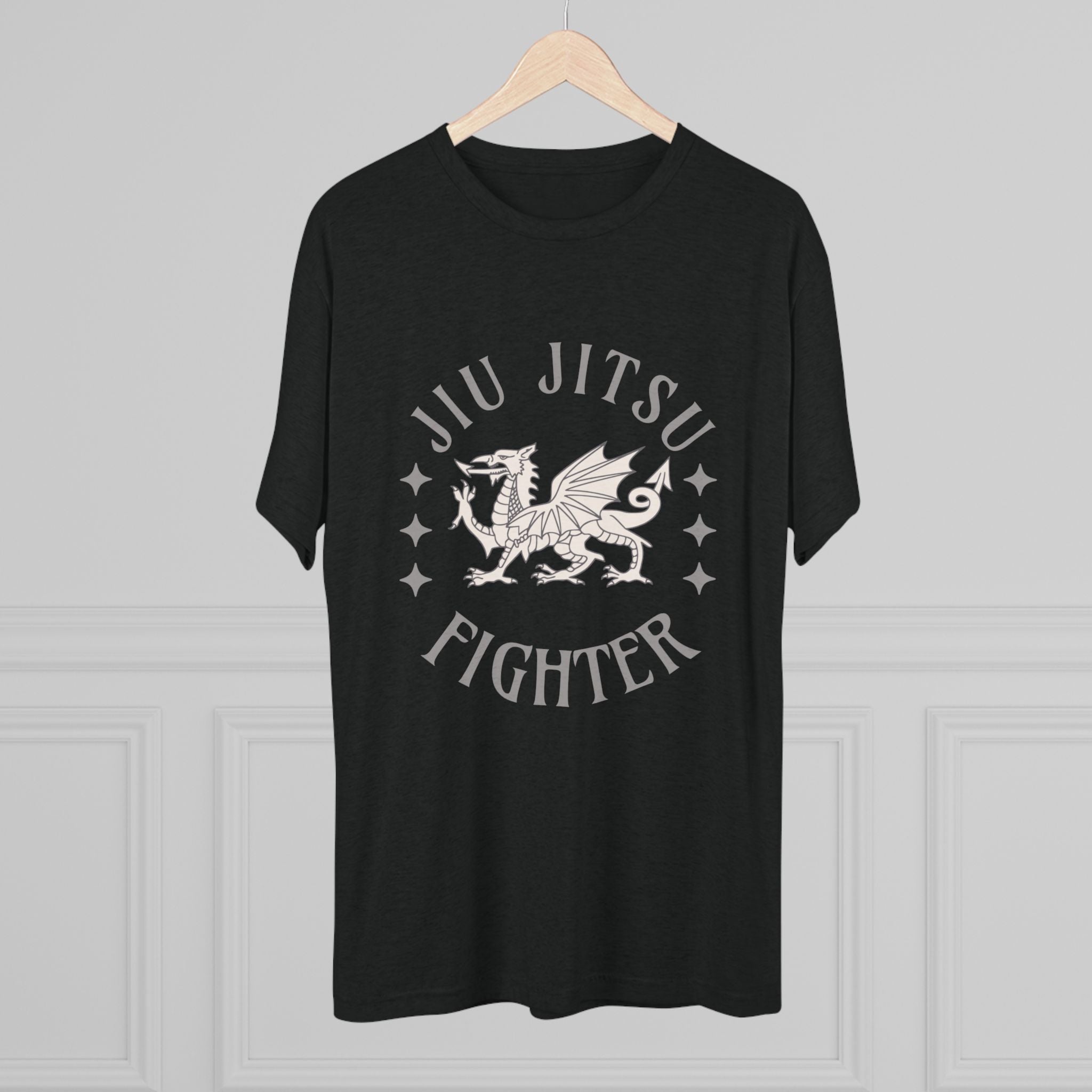Jiu Jitsu Fighter Tri-Blend Crew Tee