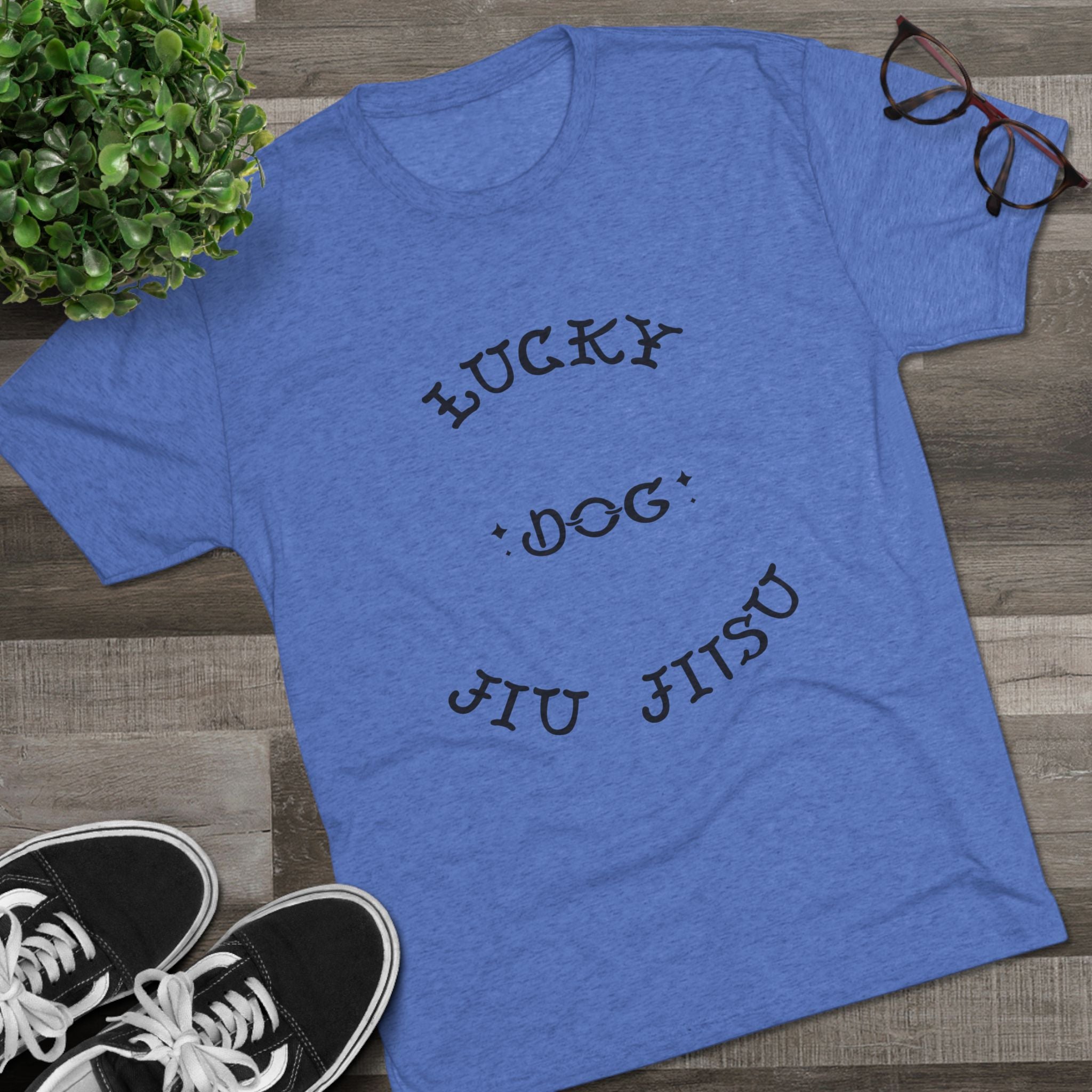 Lucky Dog Jiu Jitsu Tri-Blend Crew Tee
