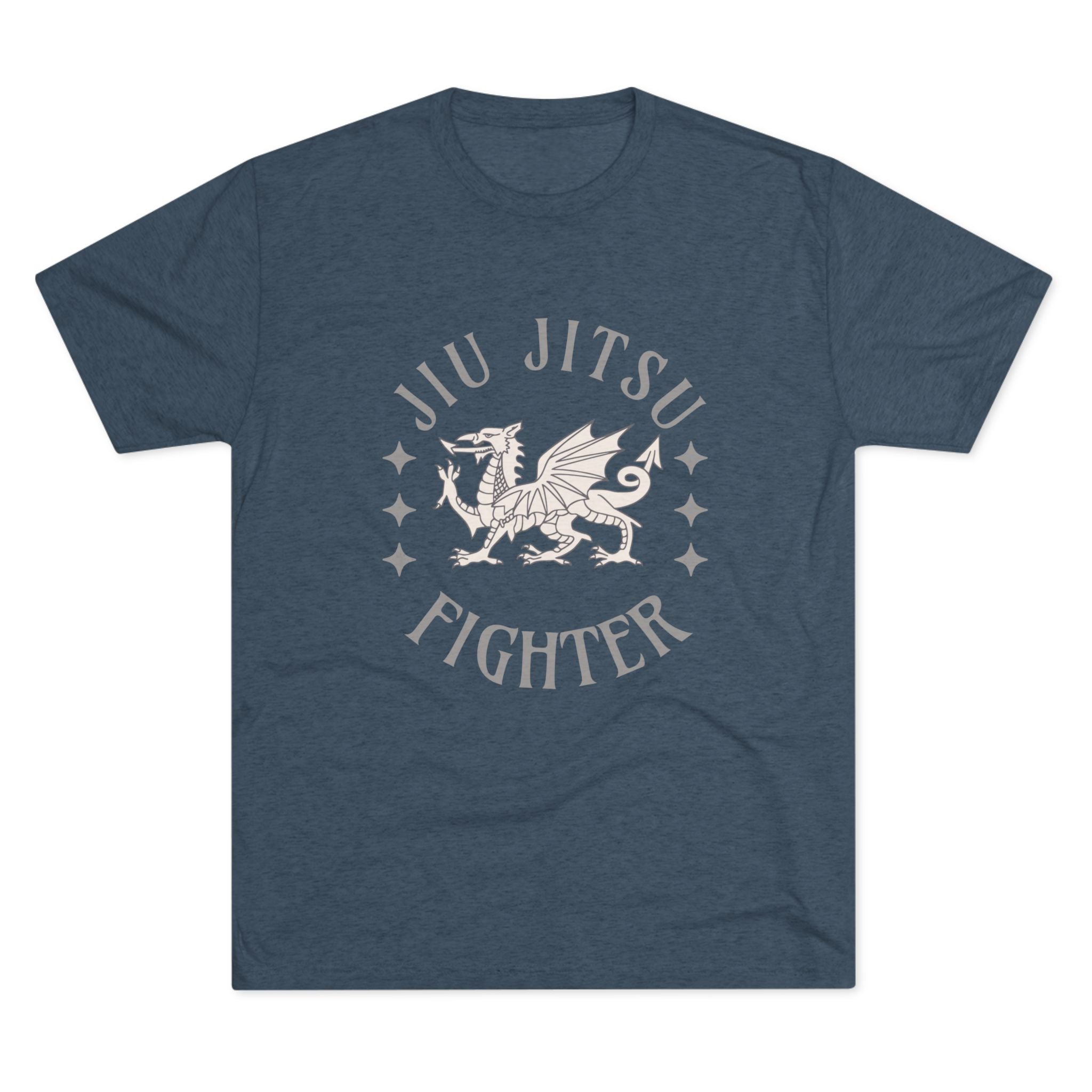 Jiu Jitsu Fighter Tri-Blend Crew Tee