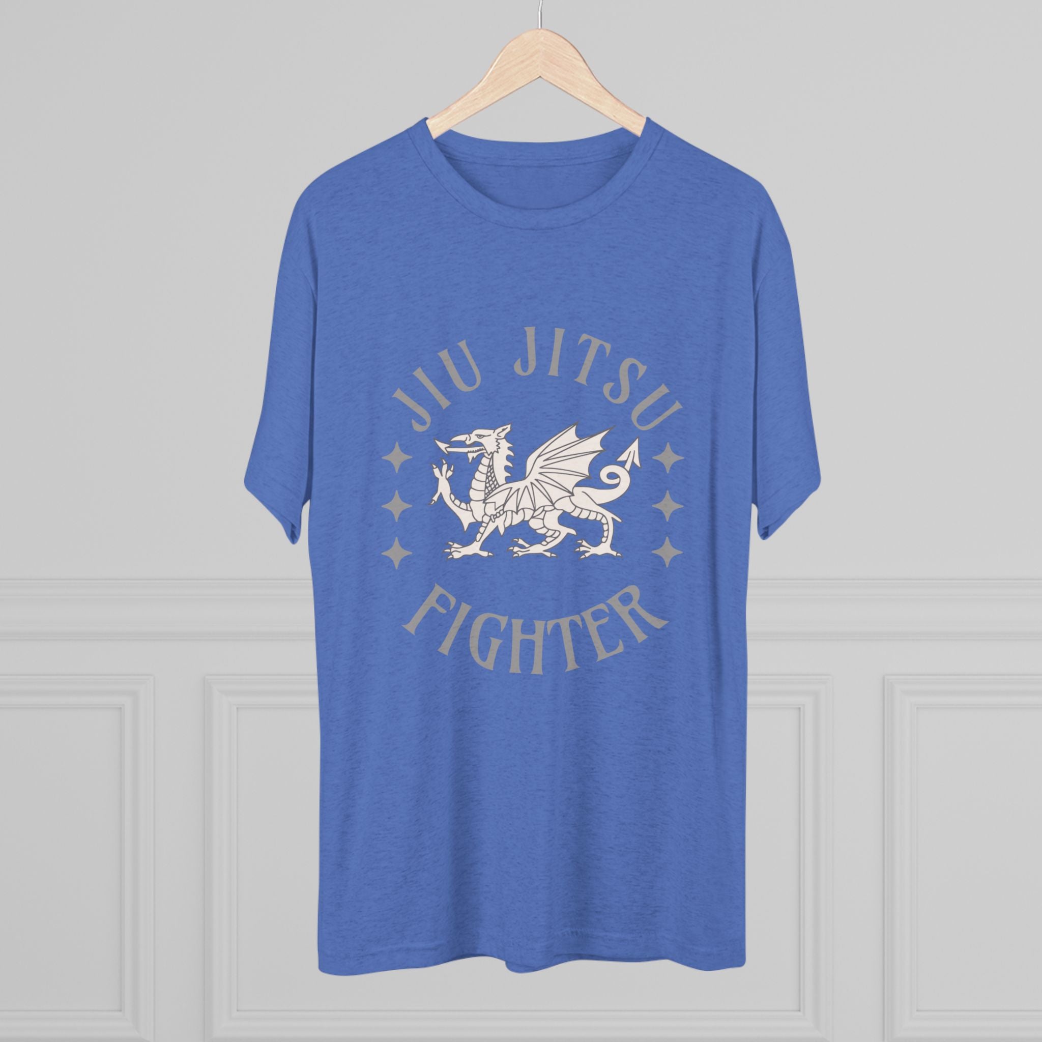 Jiu Jitsu Fighter Tri-Blend Crew Tee