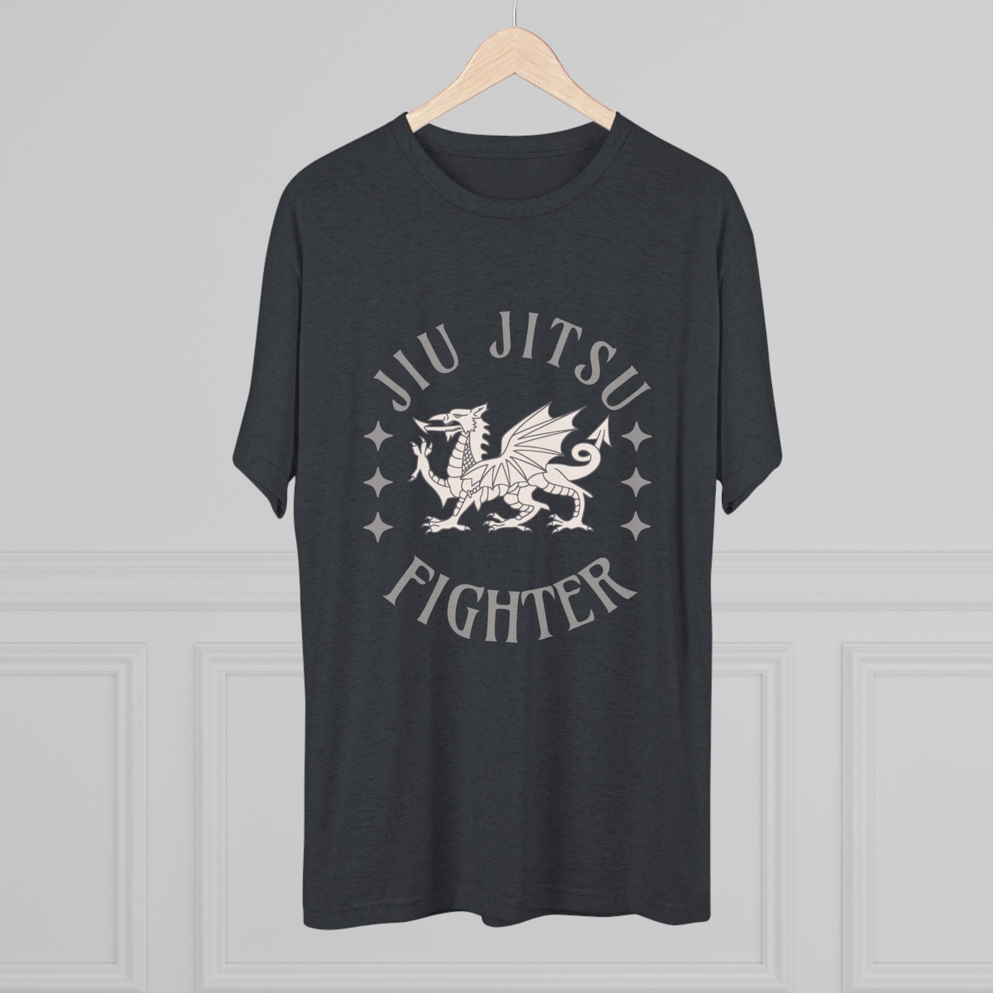 Jiu Jitsu Fighter Tri-Blend Crew Tee