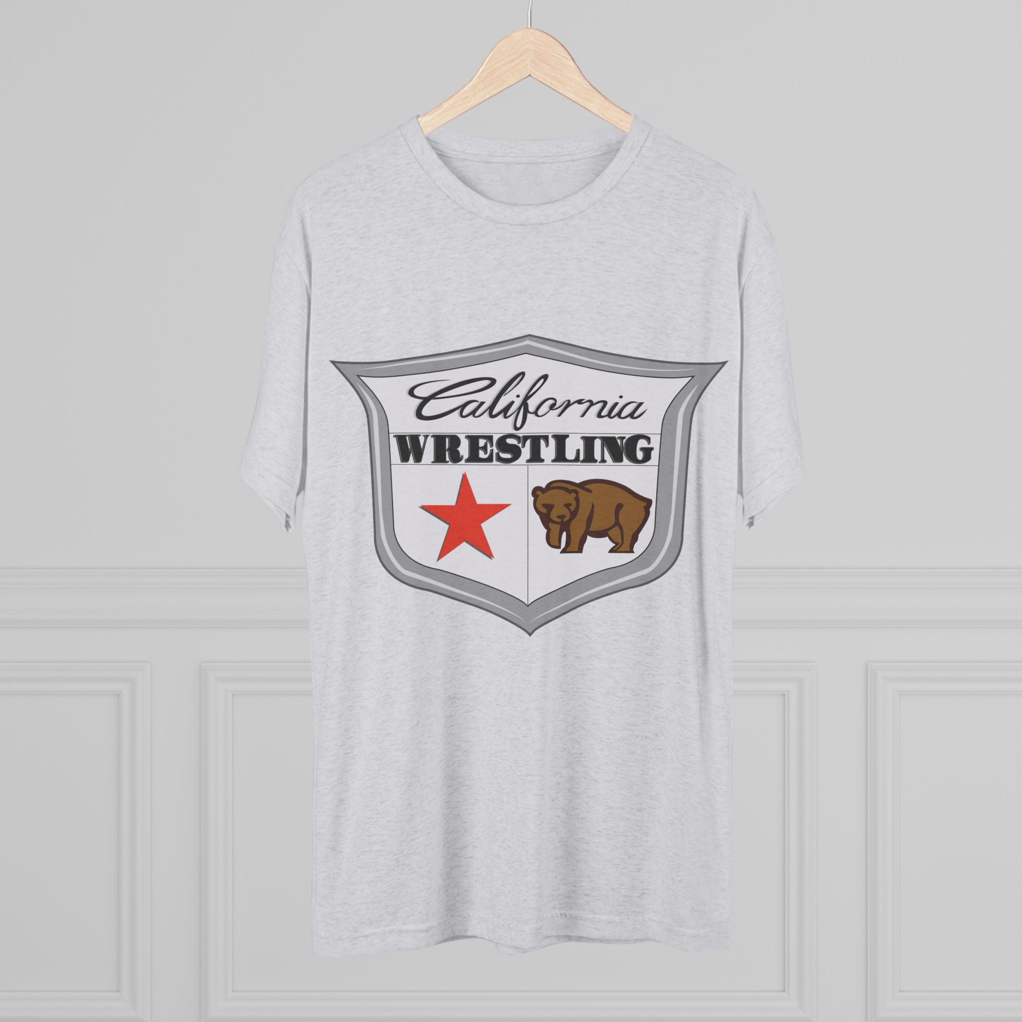 California Wrestling Tri-Blend Crew Tee