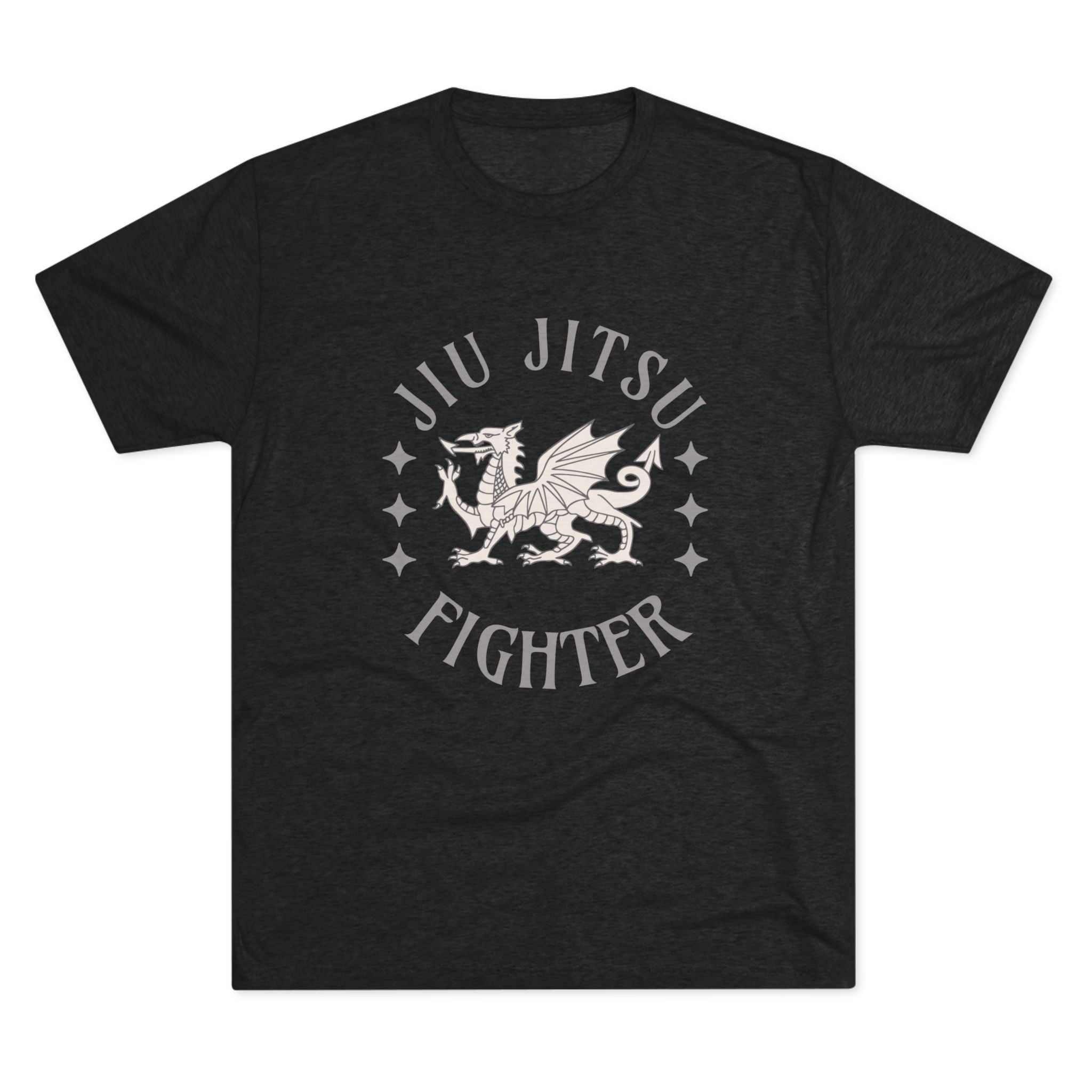 Jiu Jitsu Fighter Tri-Blend Crew Tee