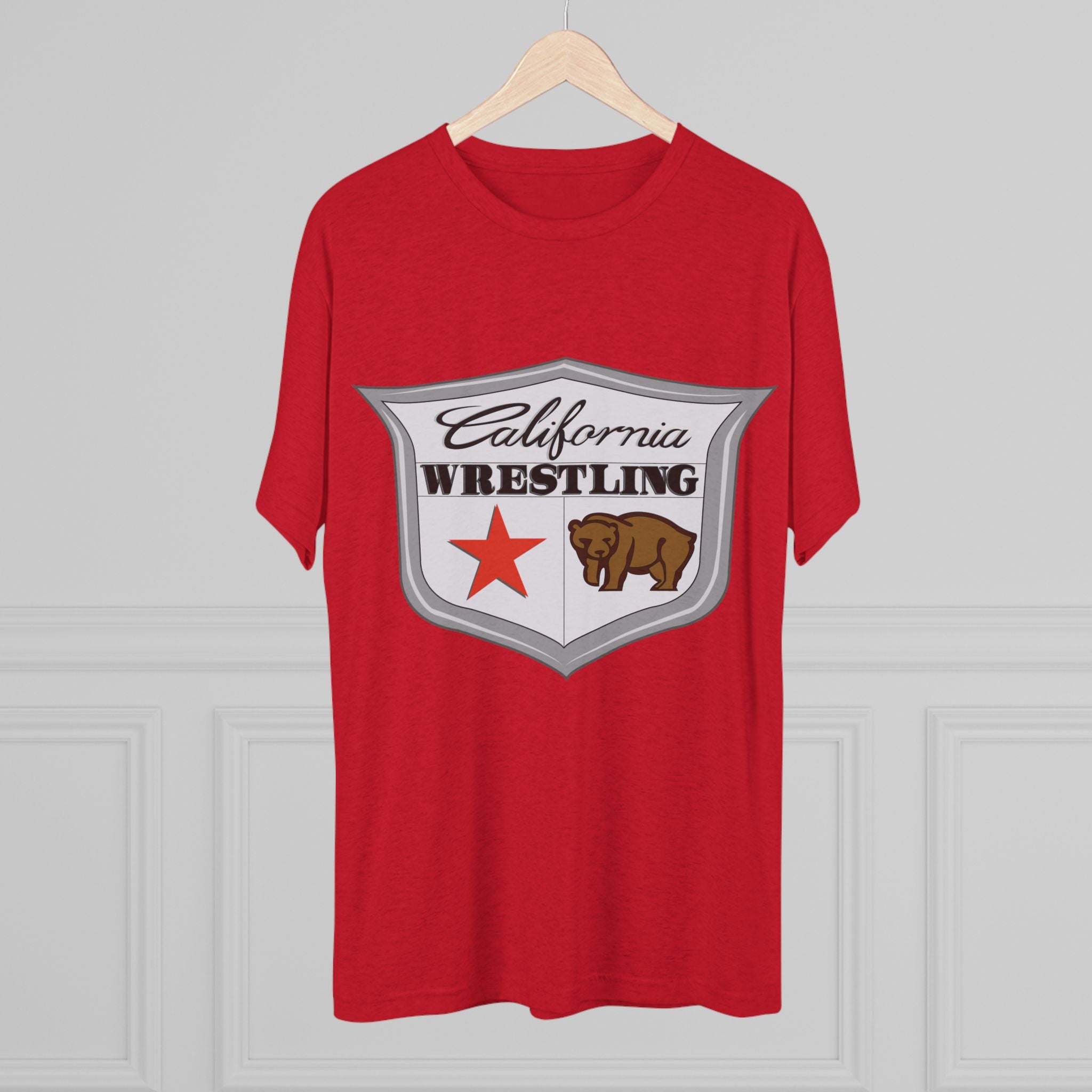 California Wrestling Tri-Blend Crew Tee