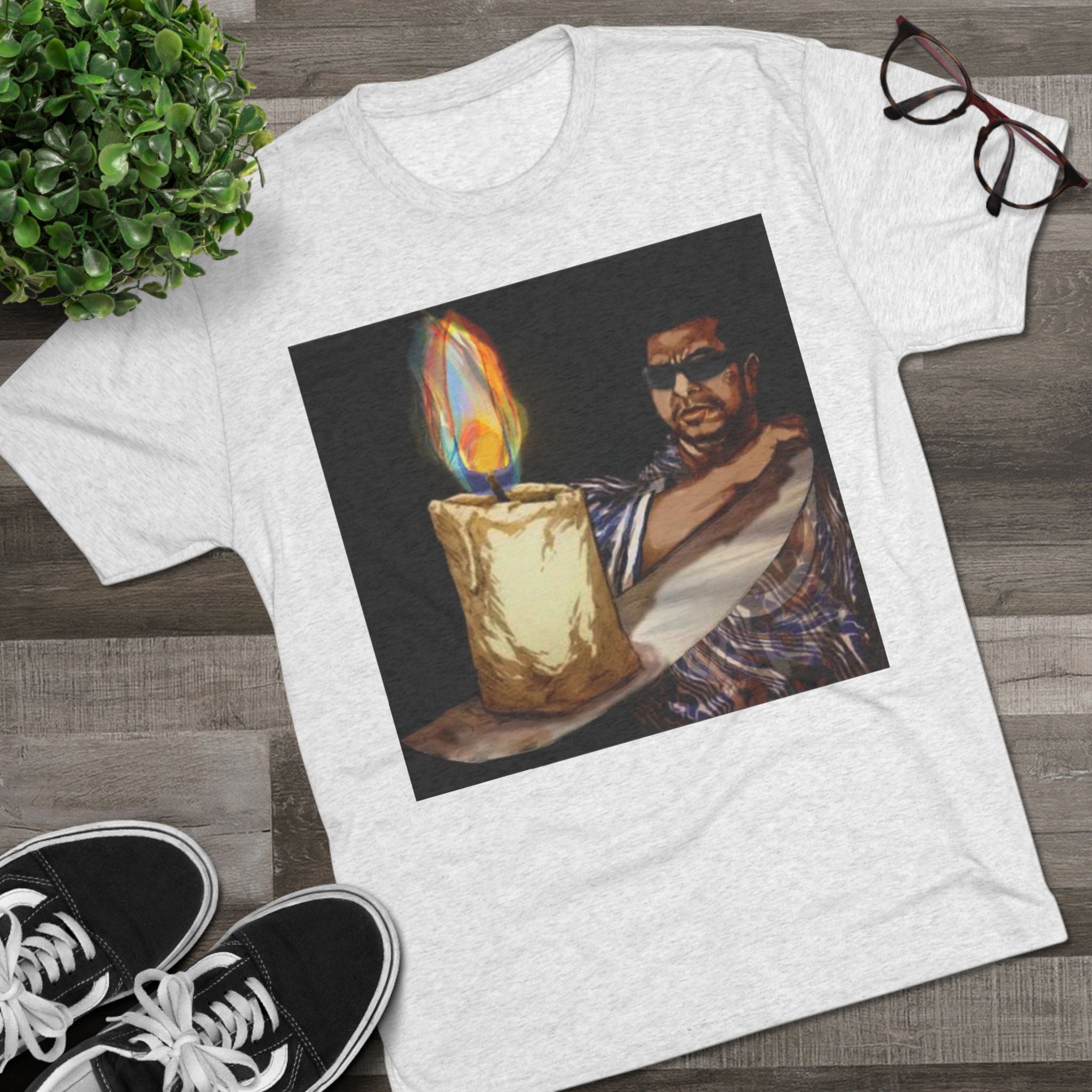 Itzah Tri-Blend Crew Tee