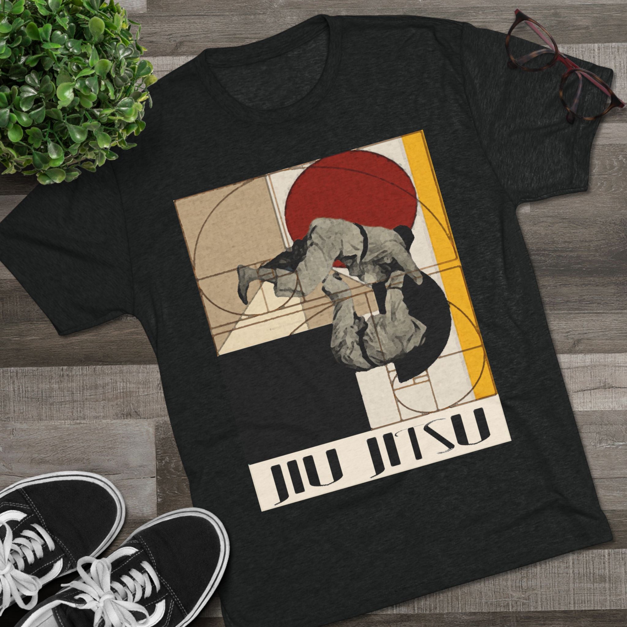 Jiu Jitsu Tri-Blend Crew Tee