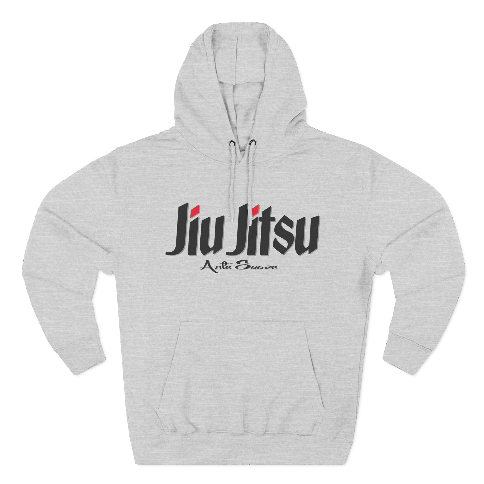 Jiu Jitsu Fleece Hoodie Black Font