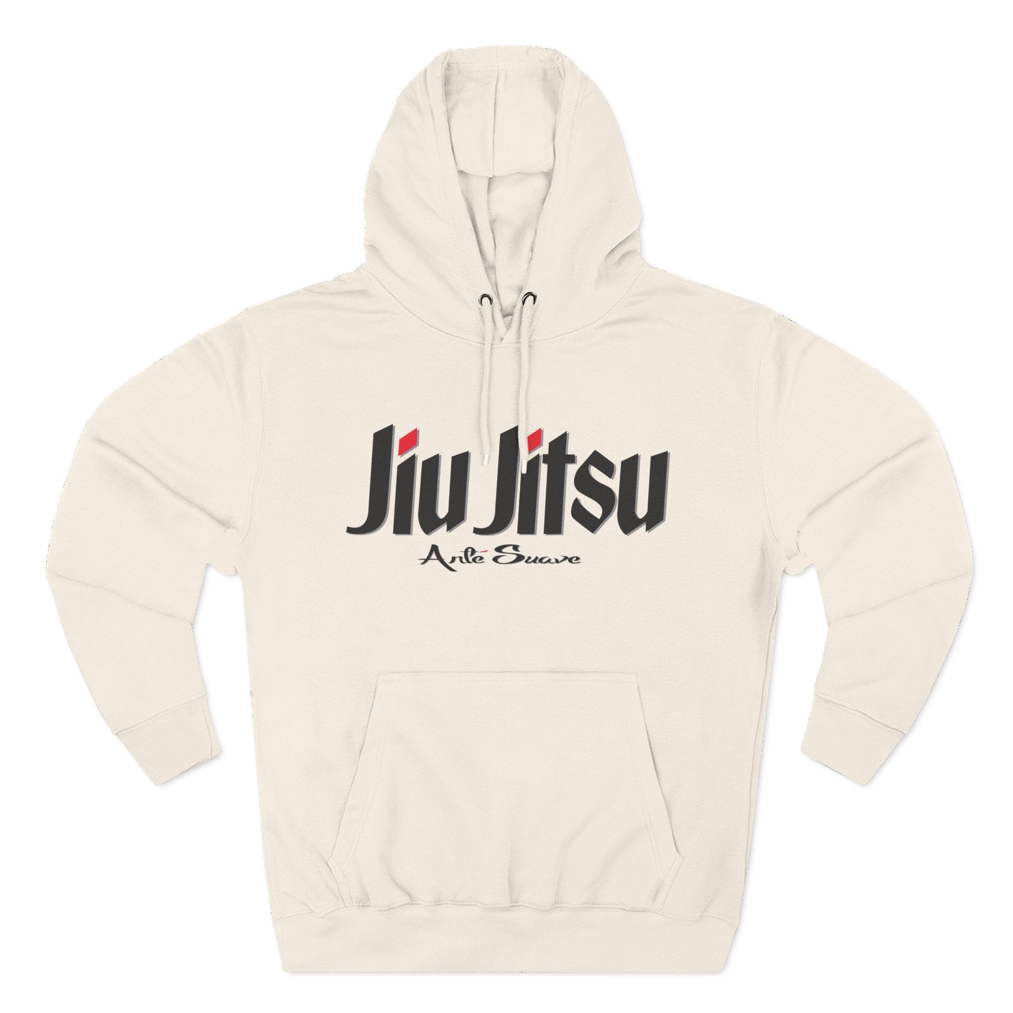Jiu Jitsu Fleece Hoodie Black Font