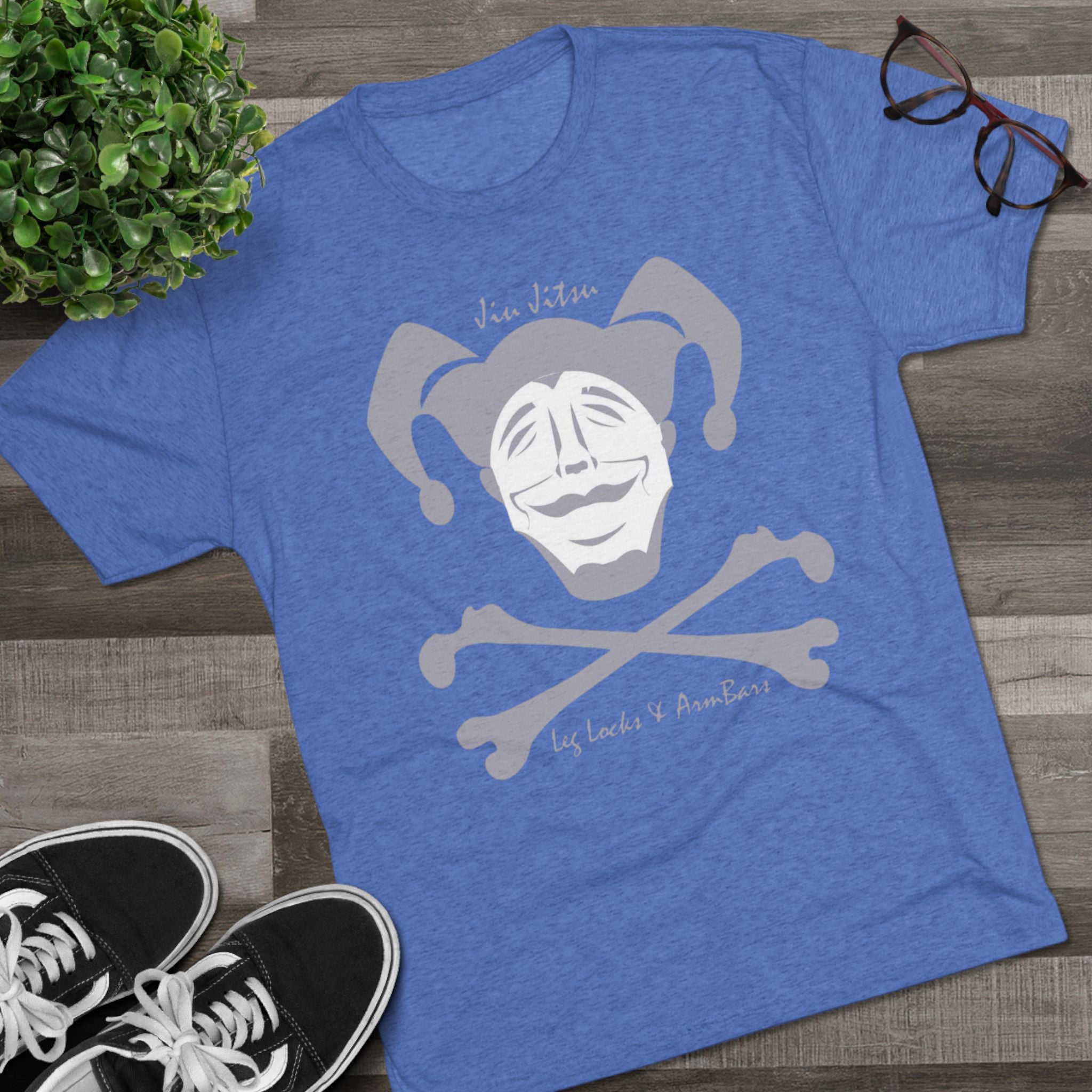 Jester Skull Tee — Playful Pirate Joker Graphic Shirt