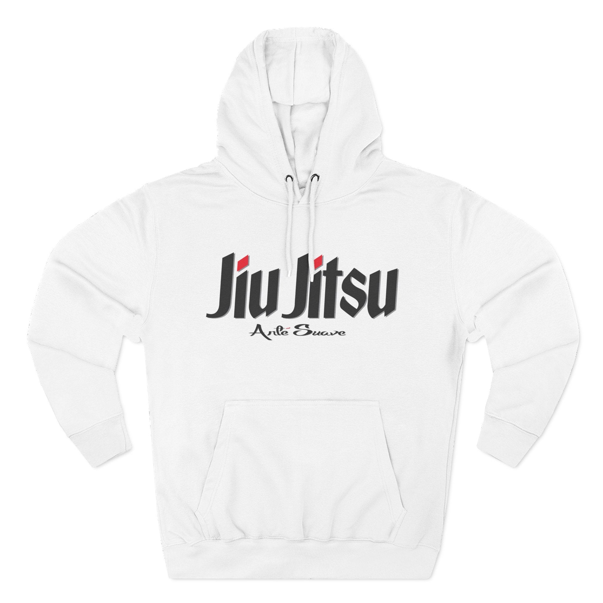 Jiu Jitsu Fleece Hoodie Black Font - Sporty Comfort for Martial Arts Lovers, Gifts for BJJ Practitioners, Casual Wear, Training Apparel, [...]