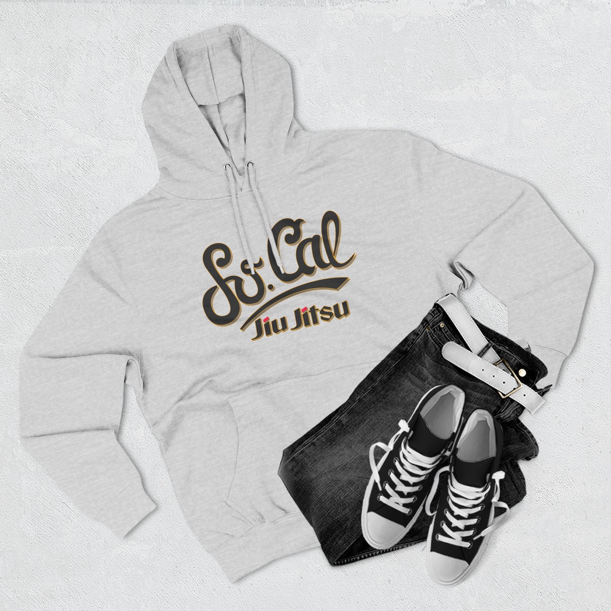 So Cal Jiu Jitsu Hoodie | Cozy Sportswear, Ideal for Jiu Jitsu Enthusiasts, Gifts for Martial Artists, Casual Wear, Workout Clothing