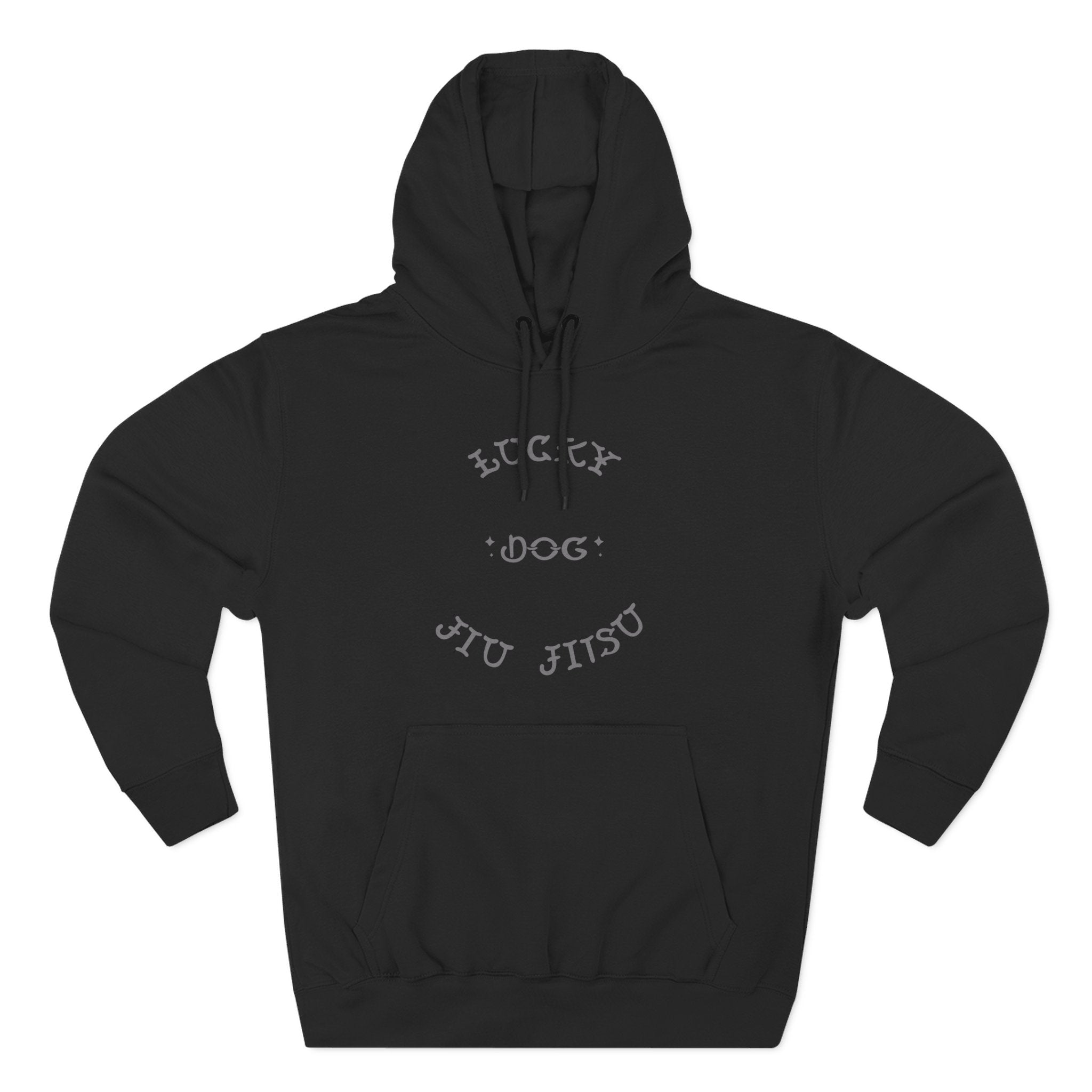 Stylish Lucky Dog Jiu Jitsu Hoodie  , Casual Wear, Gift for Martial Arts Enthusiasts, Gym Apparel, Unique Lucky Dog Gift
