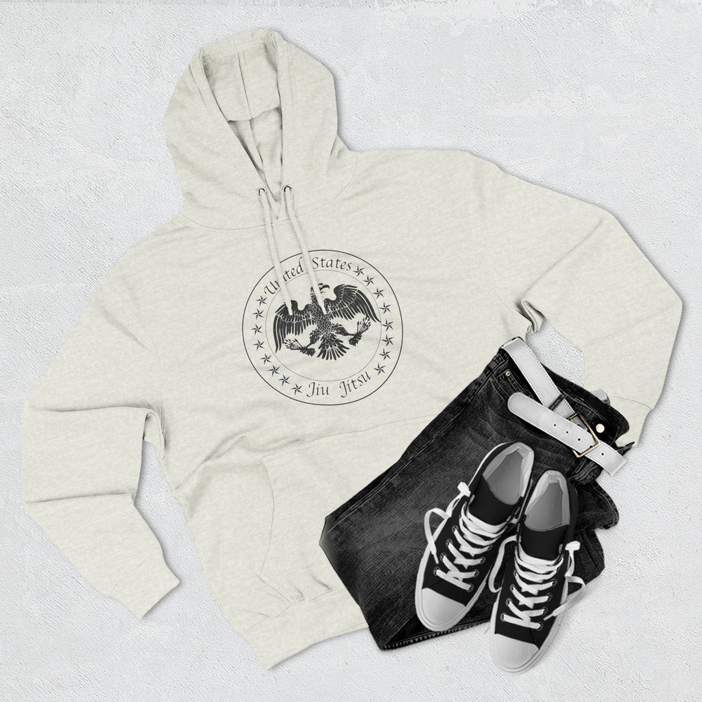 Patriotic Fleece Hoodie – United States Eagle Design – Cozy Sweatshirt for Americans – Great for Holidays & Casual Wear, Gift for Veterans