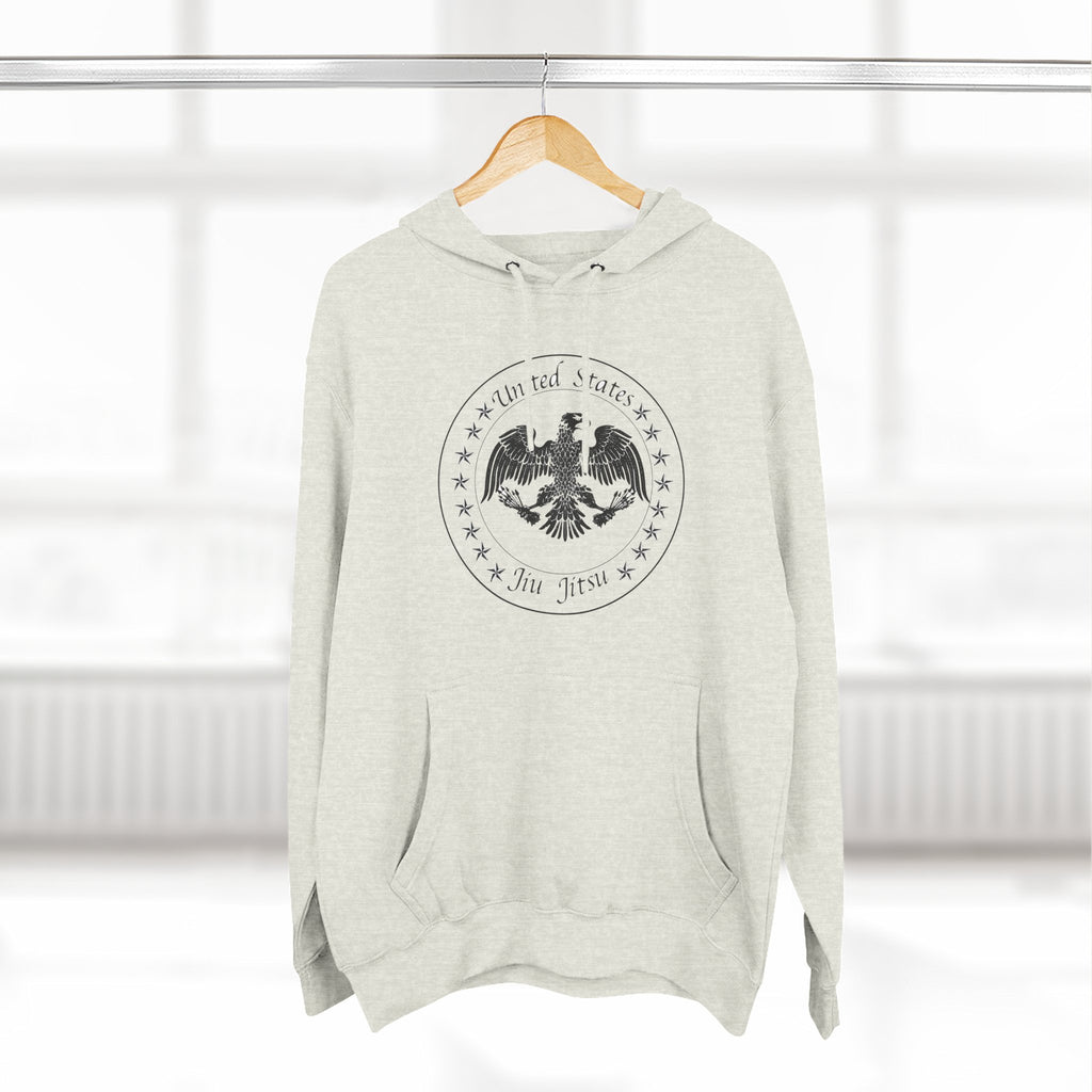 Patriotic Fleece Hoodie – United States Eagle Design – Cozy Sweatshirt for Americans – Great for Holidays & Casual Wear, Gift for Veterans