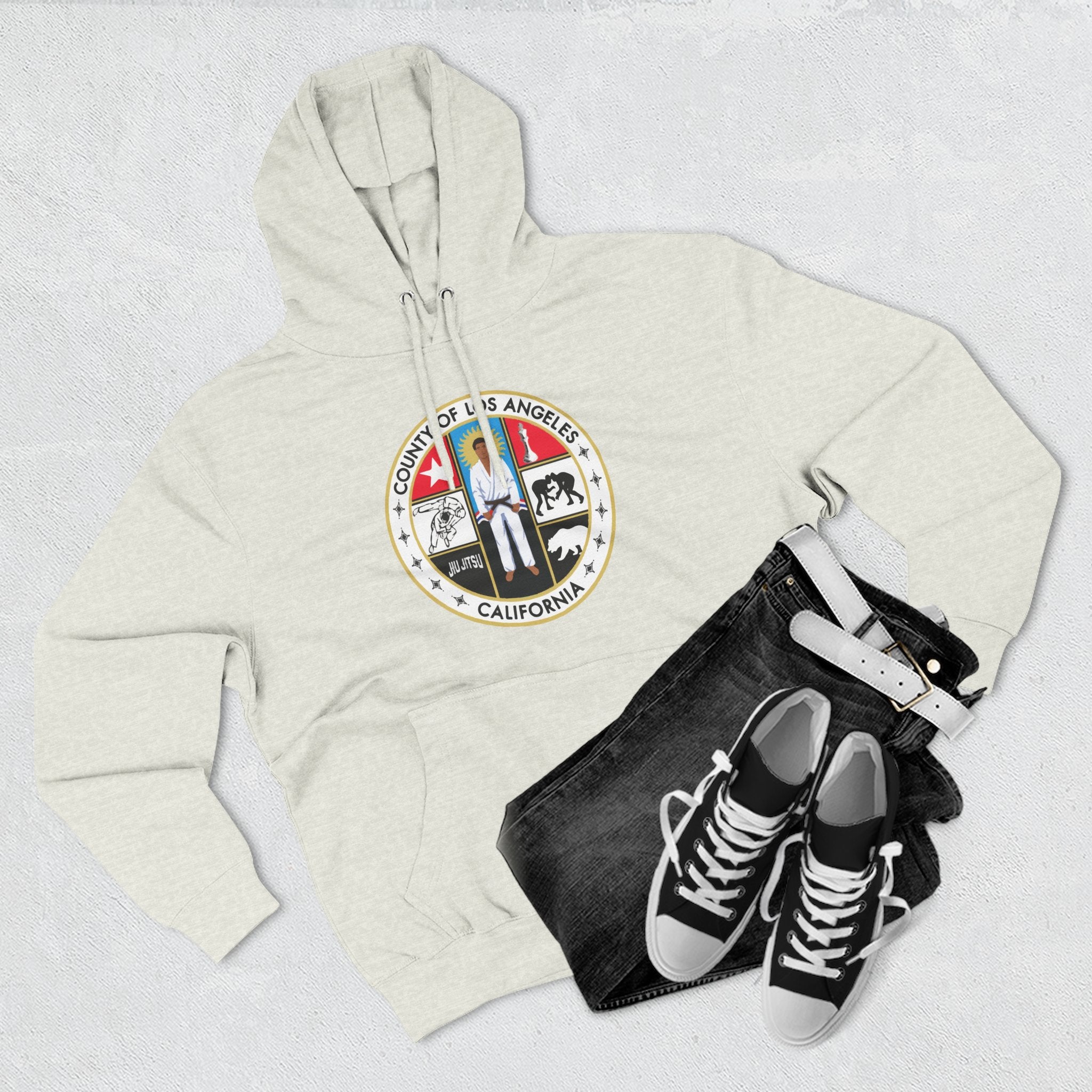 Cozy California State Seal Fleece Hoodie | Urban Casual Wear,Gift for Friends,Soft Hoodie,Street Style,California Pride