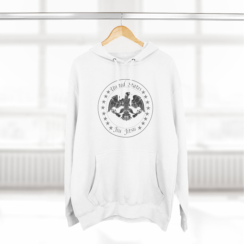 Patriotic Fleece Hoodie – United States Eagle Design – Cozy Sweatshirt for Americans – Great for Holidays & Casual Wear, Gift for Veterans