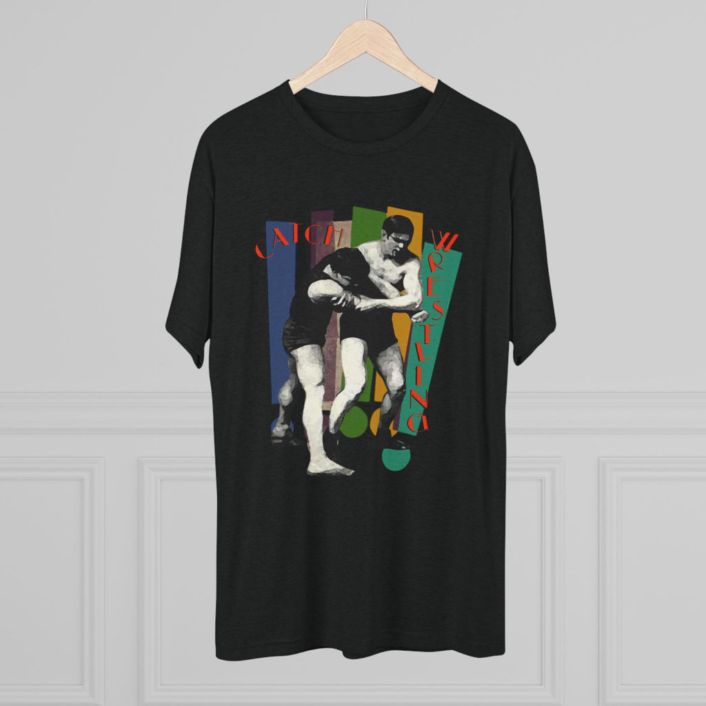 Wrestling Retro Graphic Tee — Vintage Grapplers Design