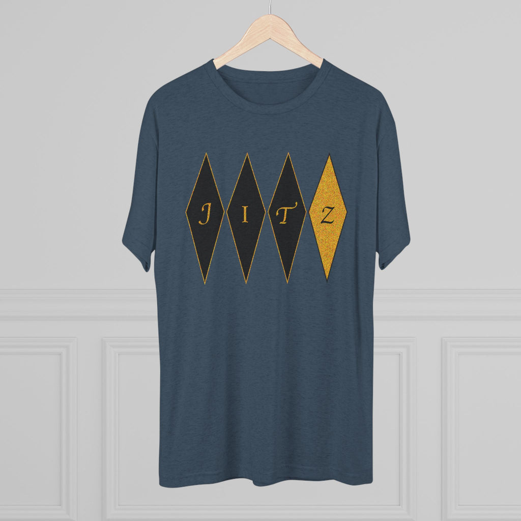 Vintage Jiu Jitsu Tri-Blend Crew Tee - JITZ Graphic Tee, Everyday Comfort Shirt, Casual Wear, Gift for Him/Her, Trendy Outfit