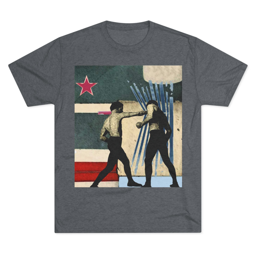 Boxing Retro Art Tee — Vintage Fight Poster Graphic T-Shirt