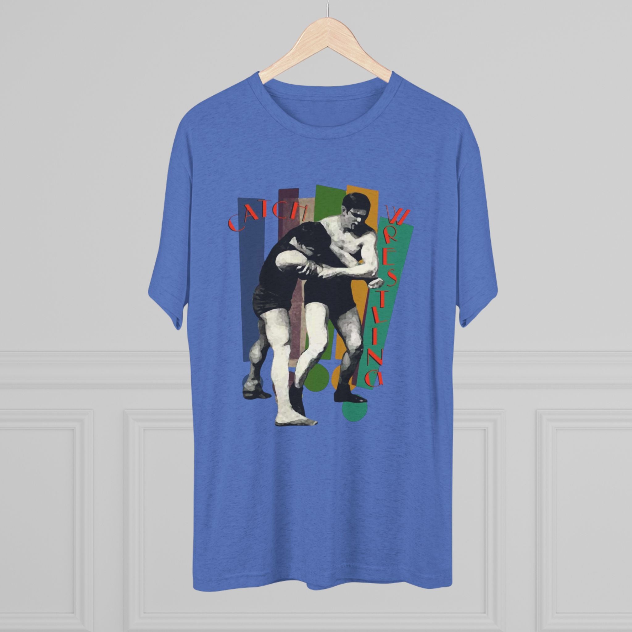 Wrestling Retro Graphic Tee — Vintage Grapplers Design