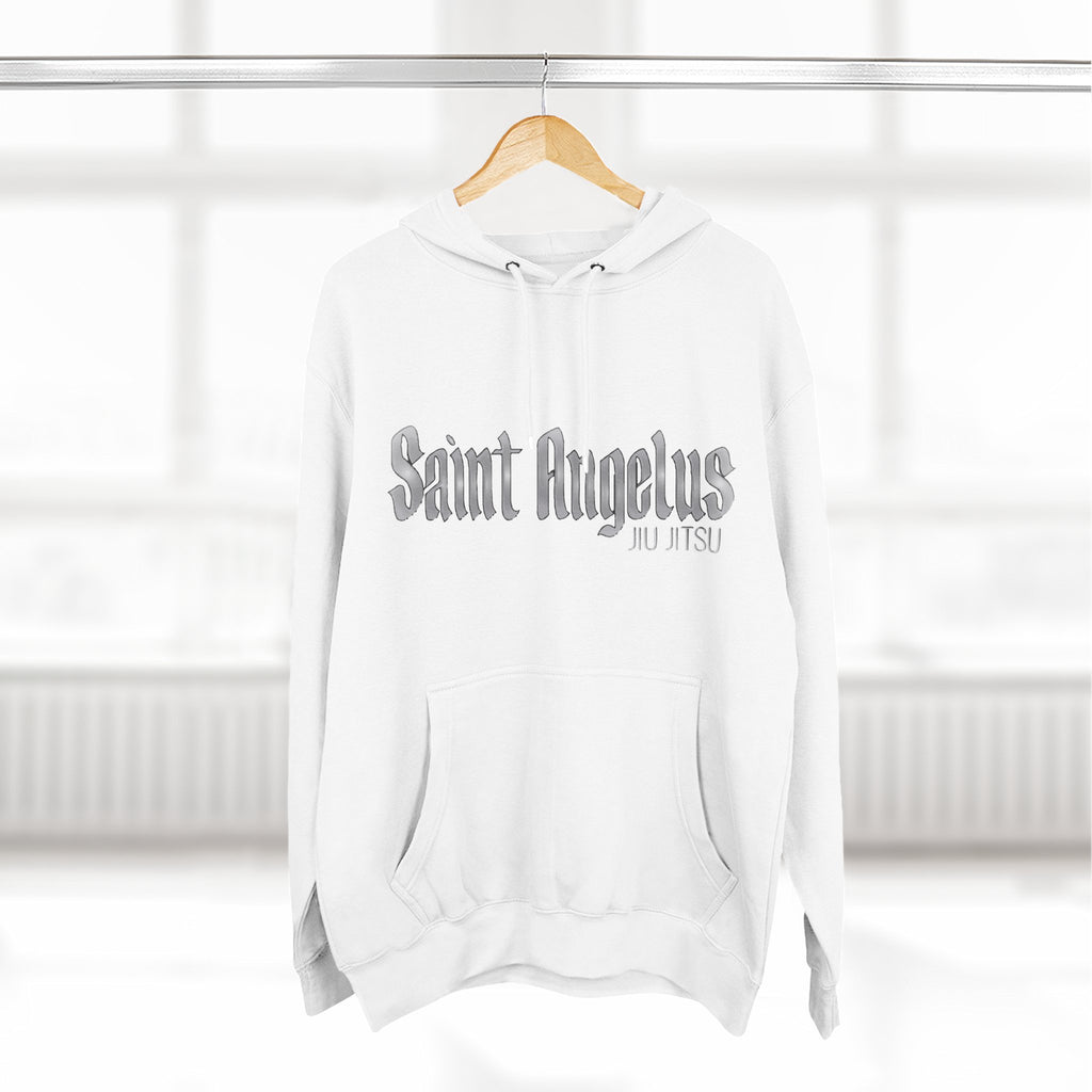 Saint Angelus (2) Jiu Jiutsu Stylish Three-Panel Fleece Hoodie - Cozy Casual Wear, Perfect Gift for Any Occasion, Streetwear, Layering Essential, Unisex Sweatshirt
