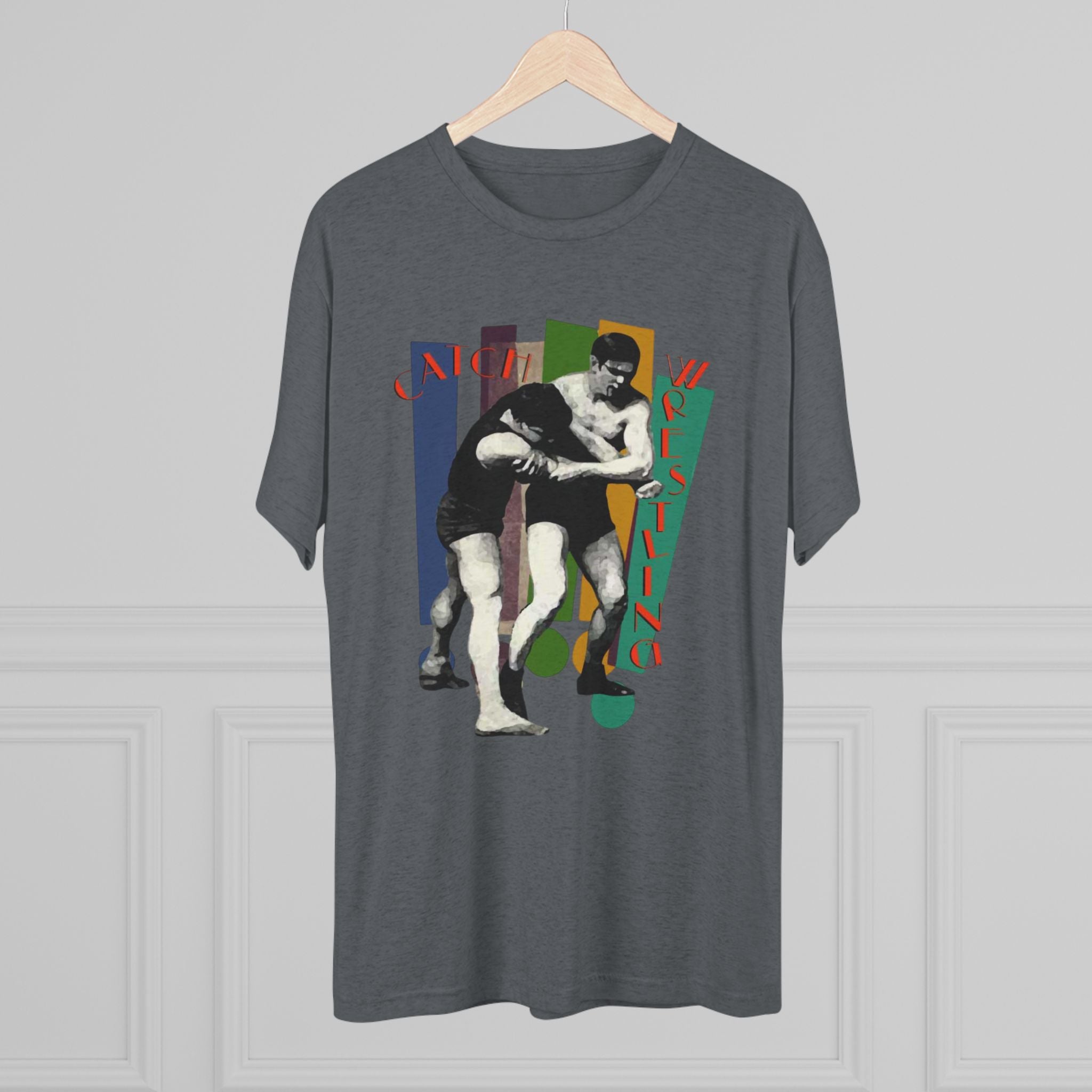 Wrestling Retro Graphic Tee — Vintage Grapplers Design
