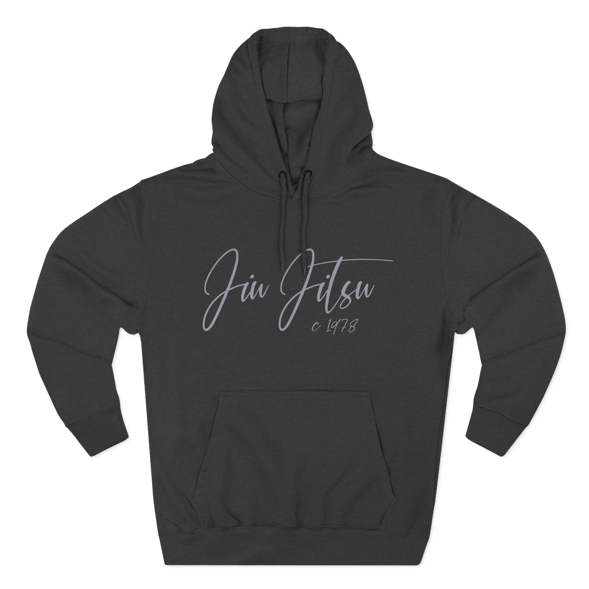 Jiu Jitsu Fleece Hoodie | Cozy Sportswear, Perfect for Training, Casual Wear, Gift for Martial Artists, Athletes, Unisex Hoodie