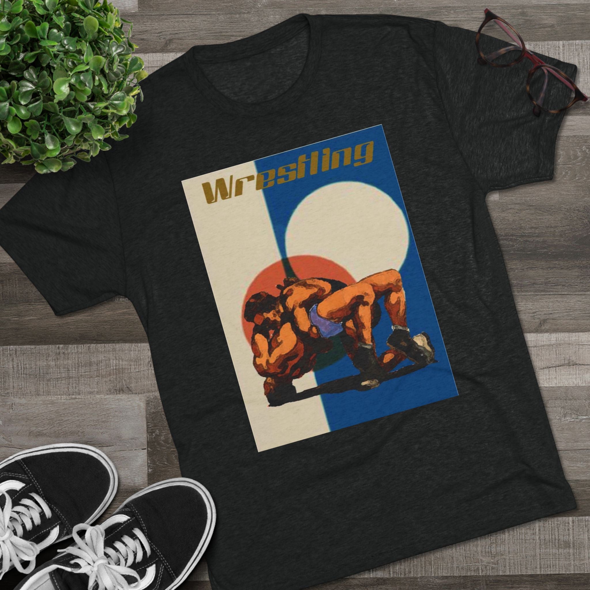 Vintage Wrestling Graphic Tee, Sports T-Shirt, Athletic Apparel, Gift for Wrestlers, Gym Training Shirt