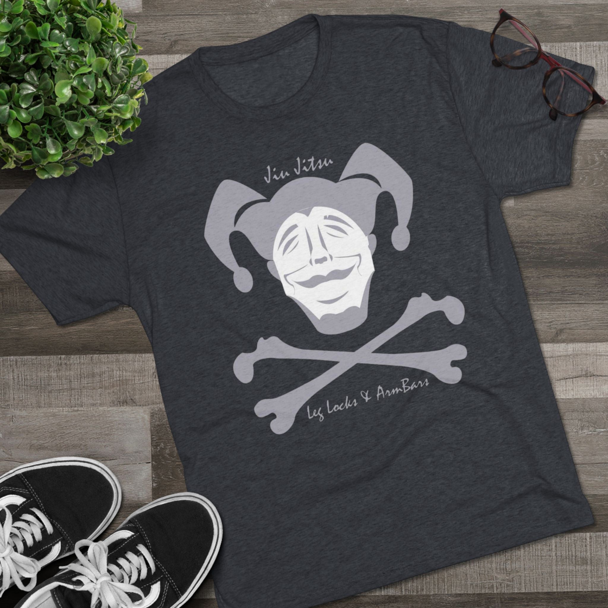 Jester Skull Tee — Playful Pirate Joker Graphic Shirt