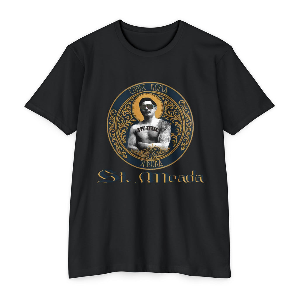 Saint Meada Graphic T‑Shirt — Vintage Tattoo Portrait Tee