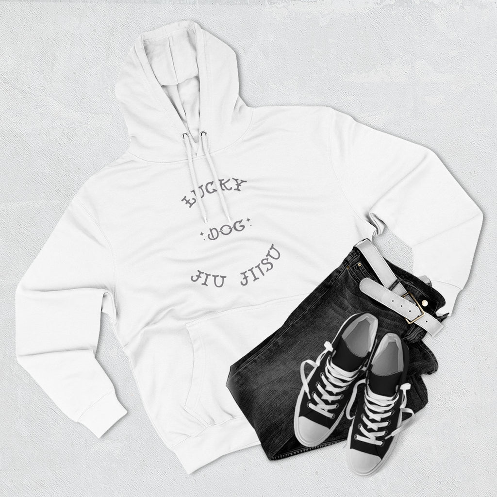 Stylish Lucky Dog Jiu Jitsu Hoodie  , Casual Wear, Gift for Martial Arts Enthusiasts, Gym Apparel, Unique Lucky Dog Gift