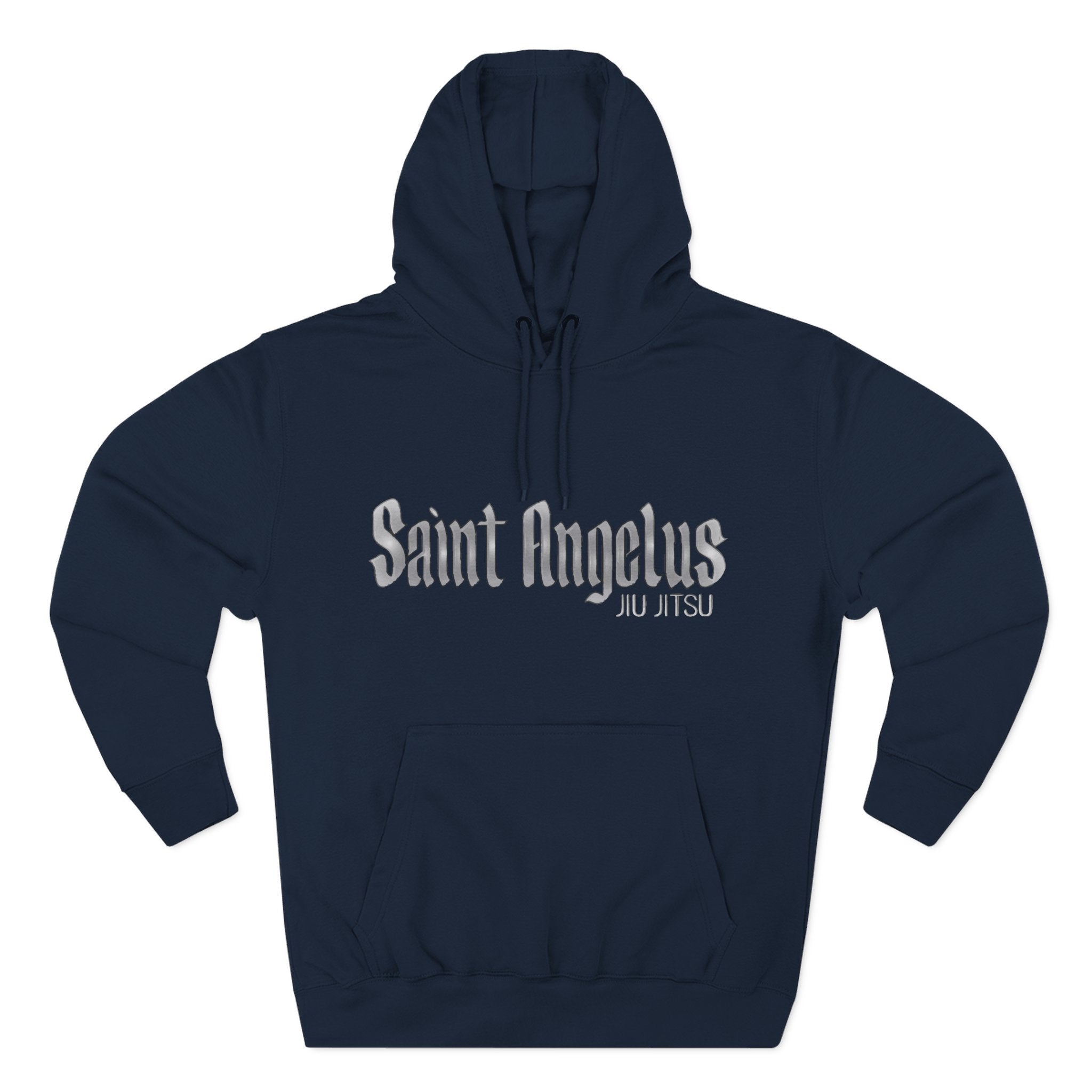 Saint Angelus (2) Jiu Jiutsu Stylish Three-Panel Fleece Hoodie - Cozy Casual Wear, Perfect Gift for Any Occasion, Streetwear, Layering Essential, Unisex Sweatshirt