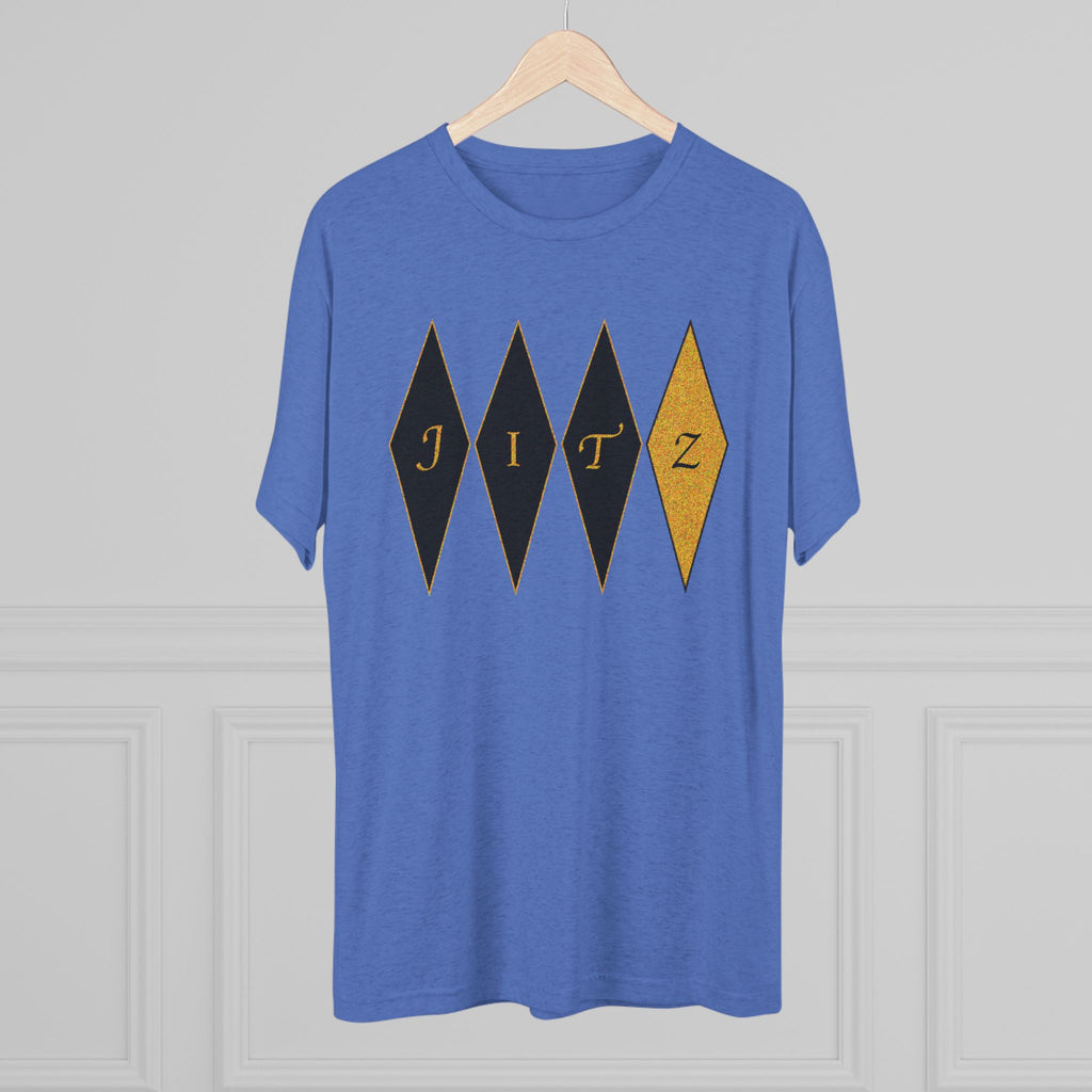 Vintage Jiu Jitsu Tri-Blend Crew Tee - JITZ Graphic Tee, Everyday Comfort Shirt, Casual Wear, Gift for Him/Her, Trendy Outfit