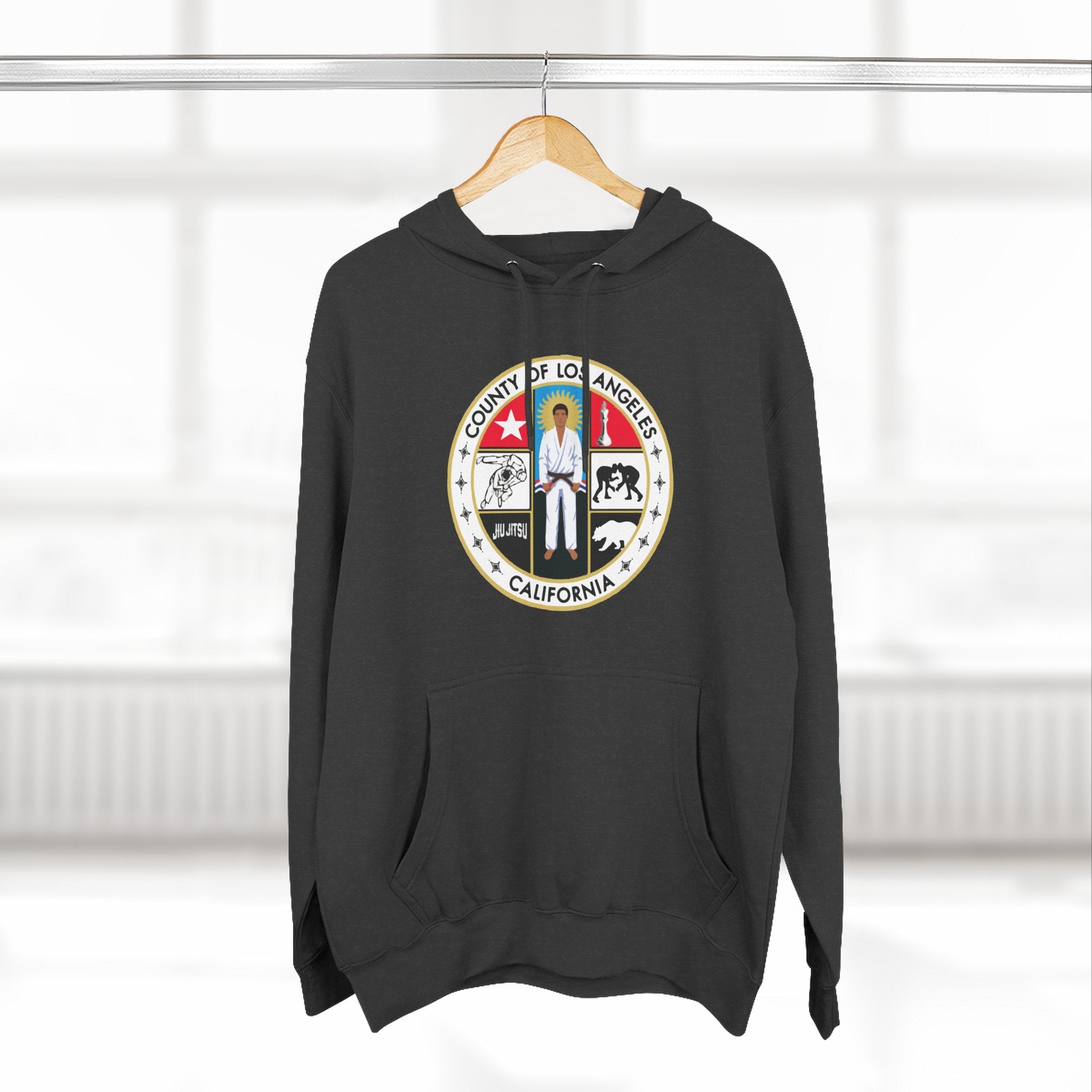 Cozy California State Seal Fleece Hoodie | Urban Casual Wear,Gift for Friends,Soft Hoodie,Street Style,California Pride