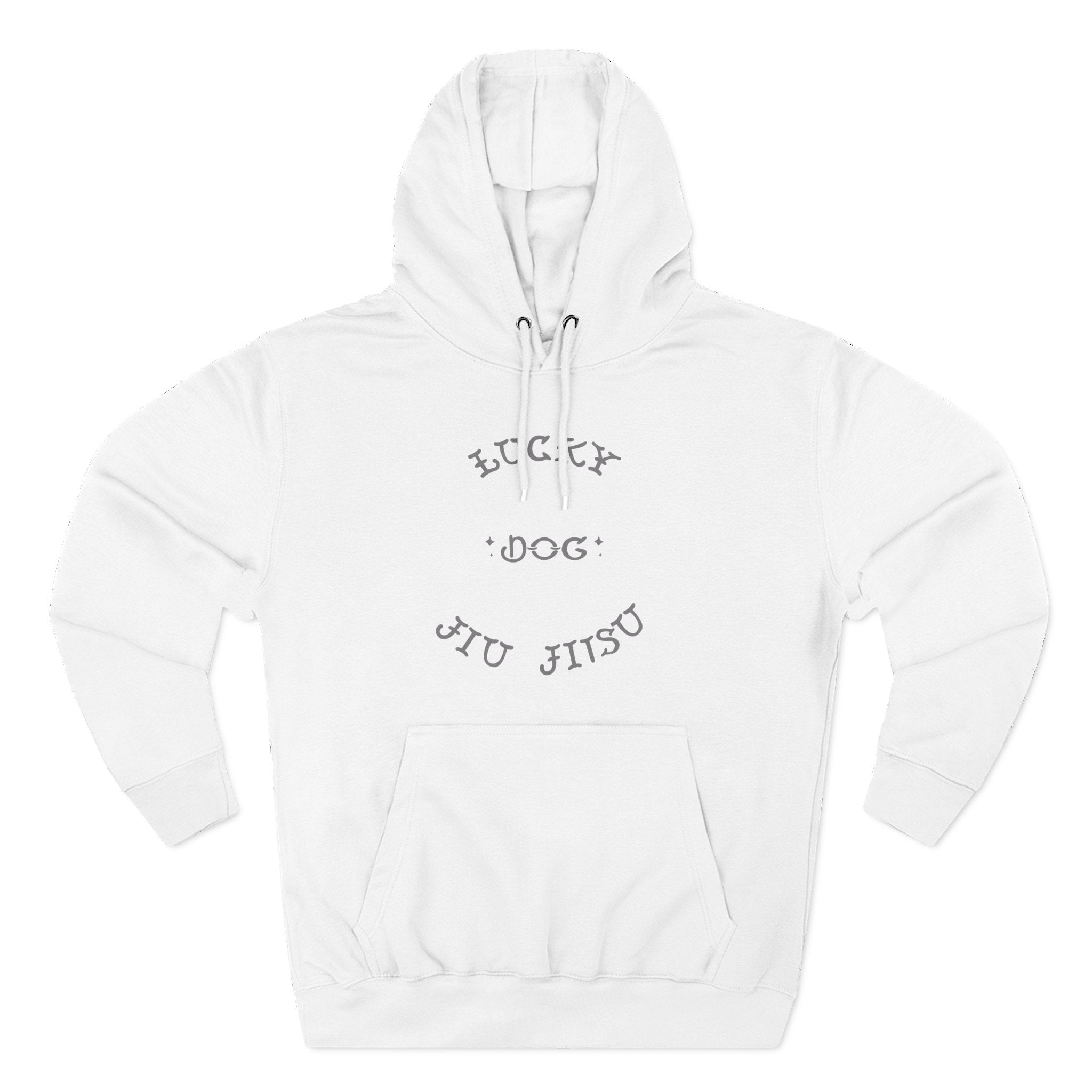 Stylish Lucky Dog Jiu Jitsu Hoodie  , Casual Wear, Gift for Martial Arts Enthusiasts, Gym Apparel, Unique Lucky Dog Gift